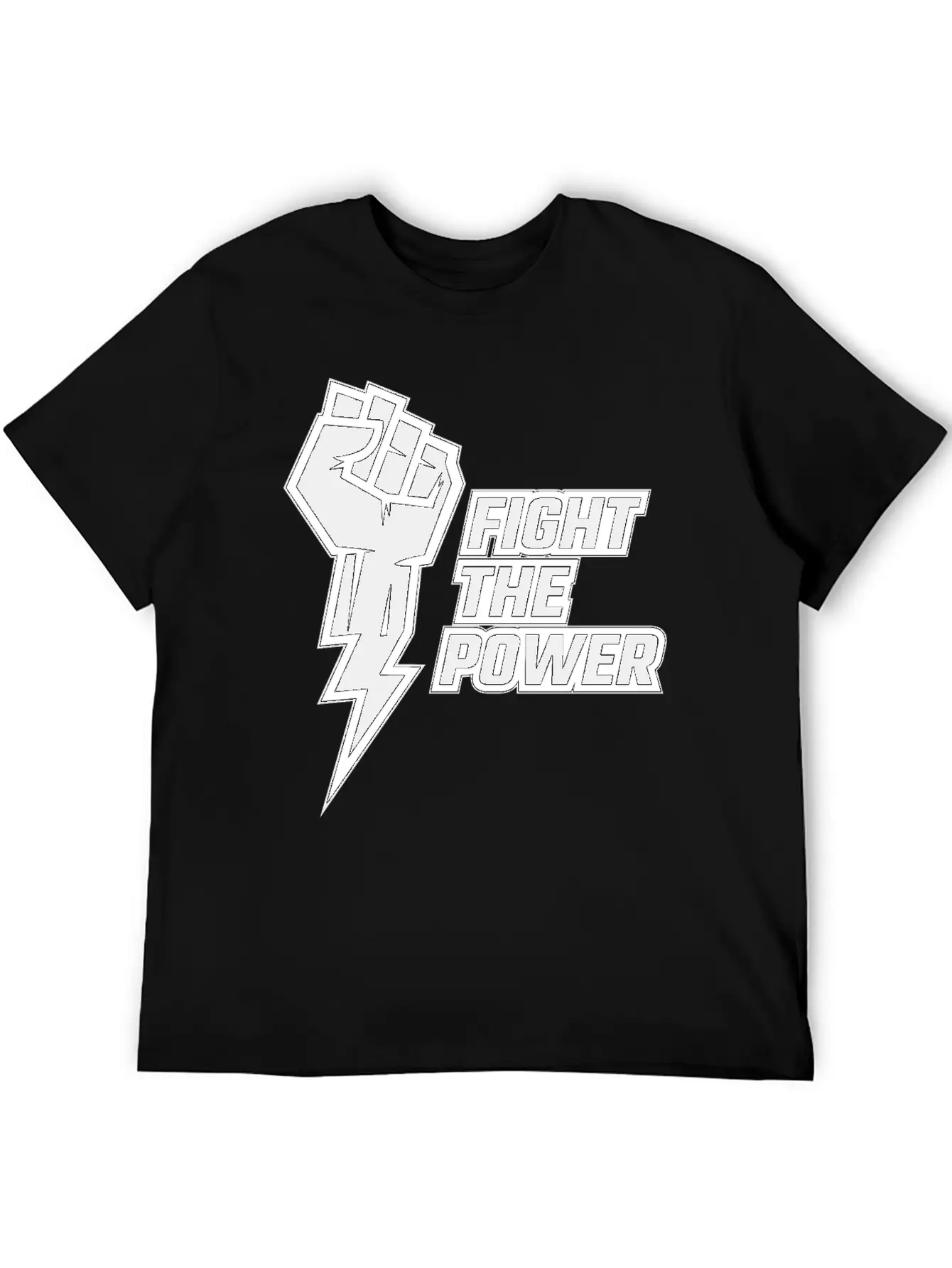 Fight The Power Unisex Casual T-Shirt – Clean Design For Daily Comfort