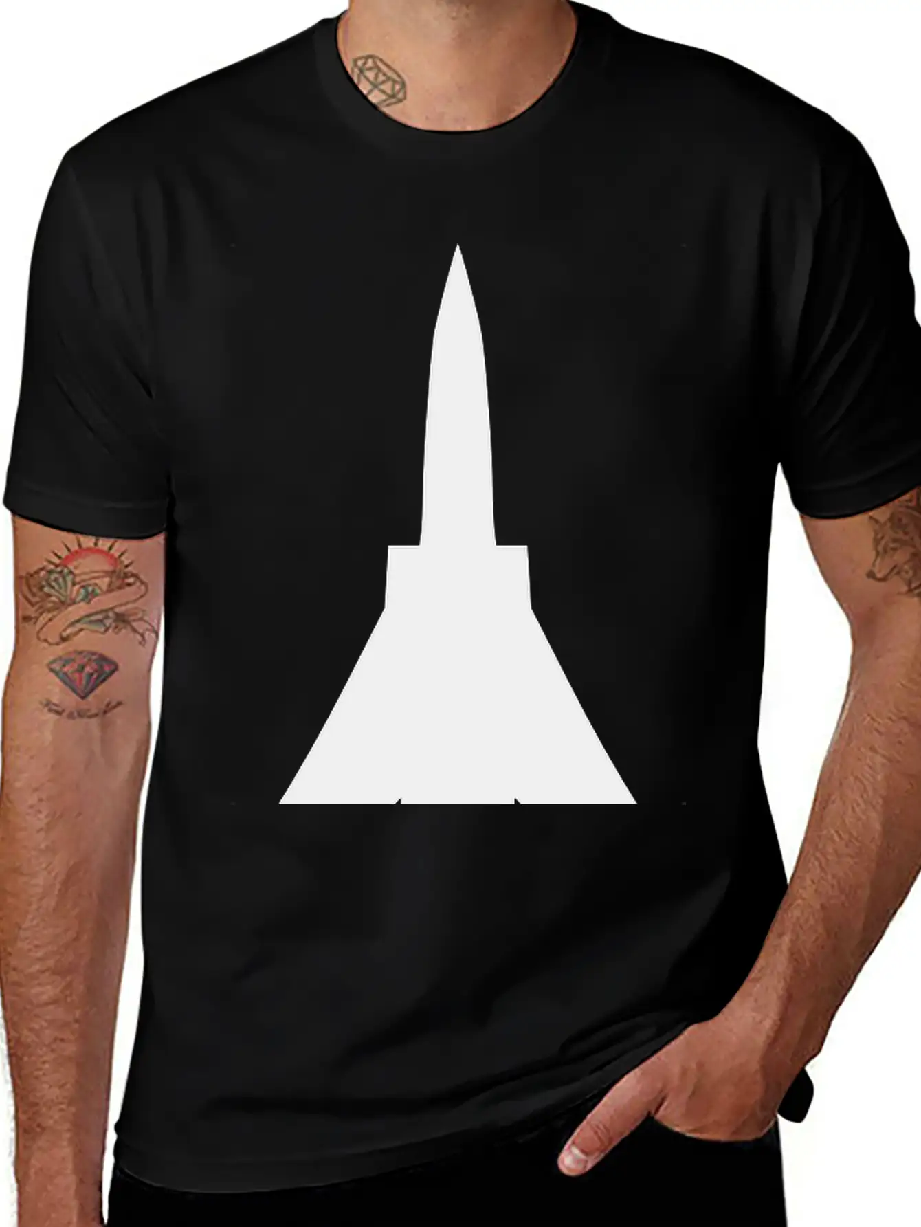 Fighter Jet Basic Graphic T-Shirt – Daily Comfort In Soft Cotton