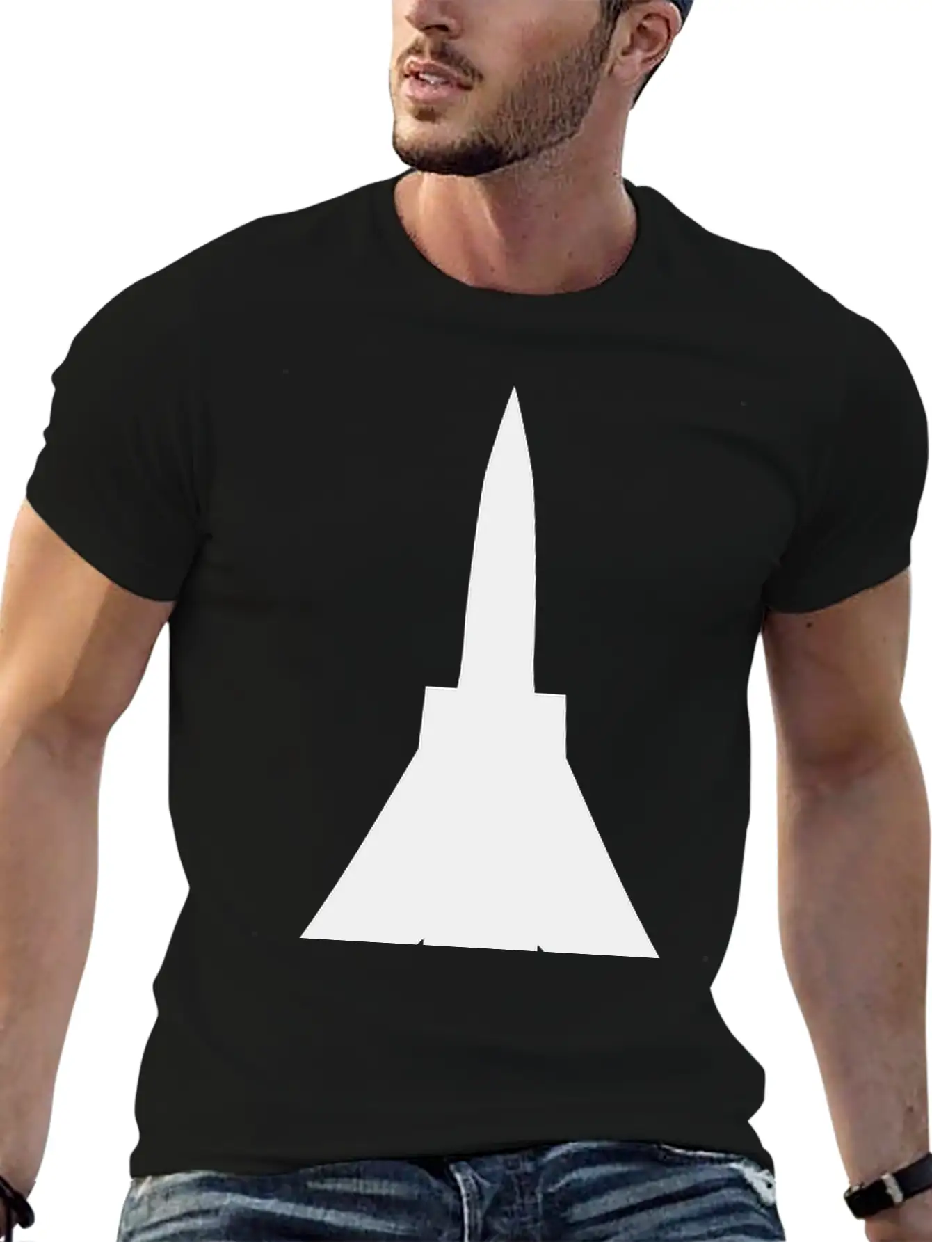 Fighter Jet Unisex Short Sleeve Soft Cotton T-Shirt – Casual Everyday Wear