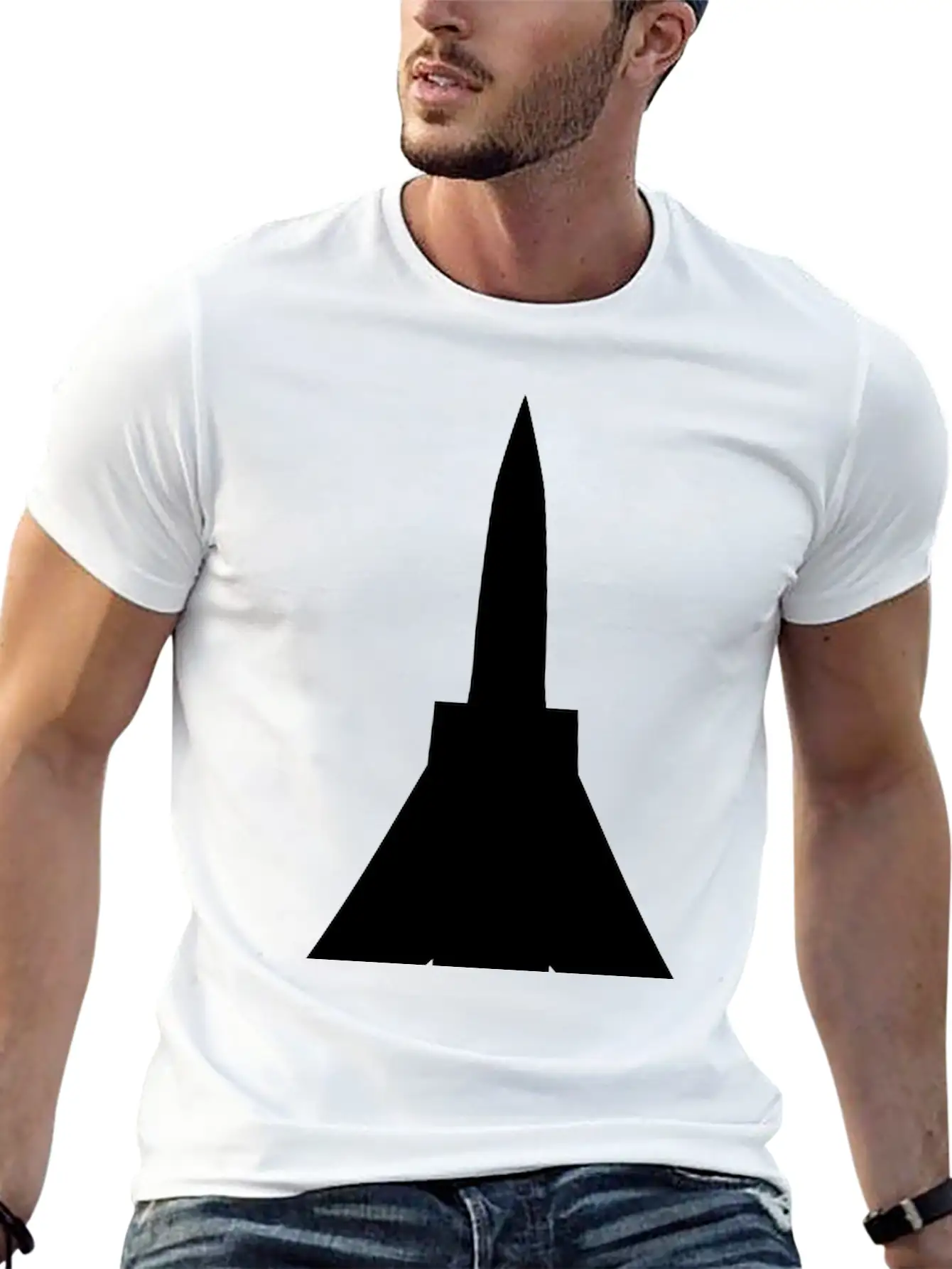 Fighter Jet Unisex Short Sleeve Soft Cotton T-Shirt – Casual Everyday Wear