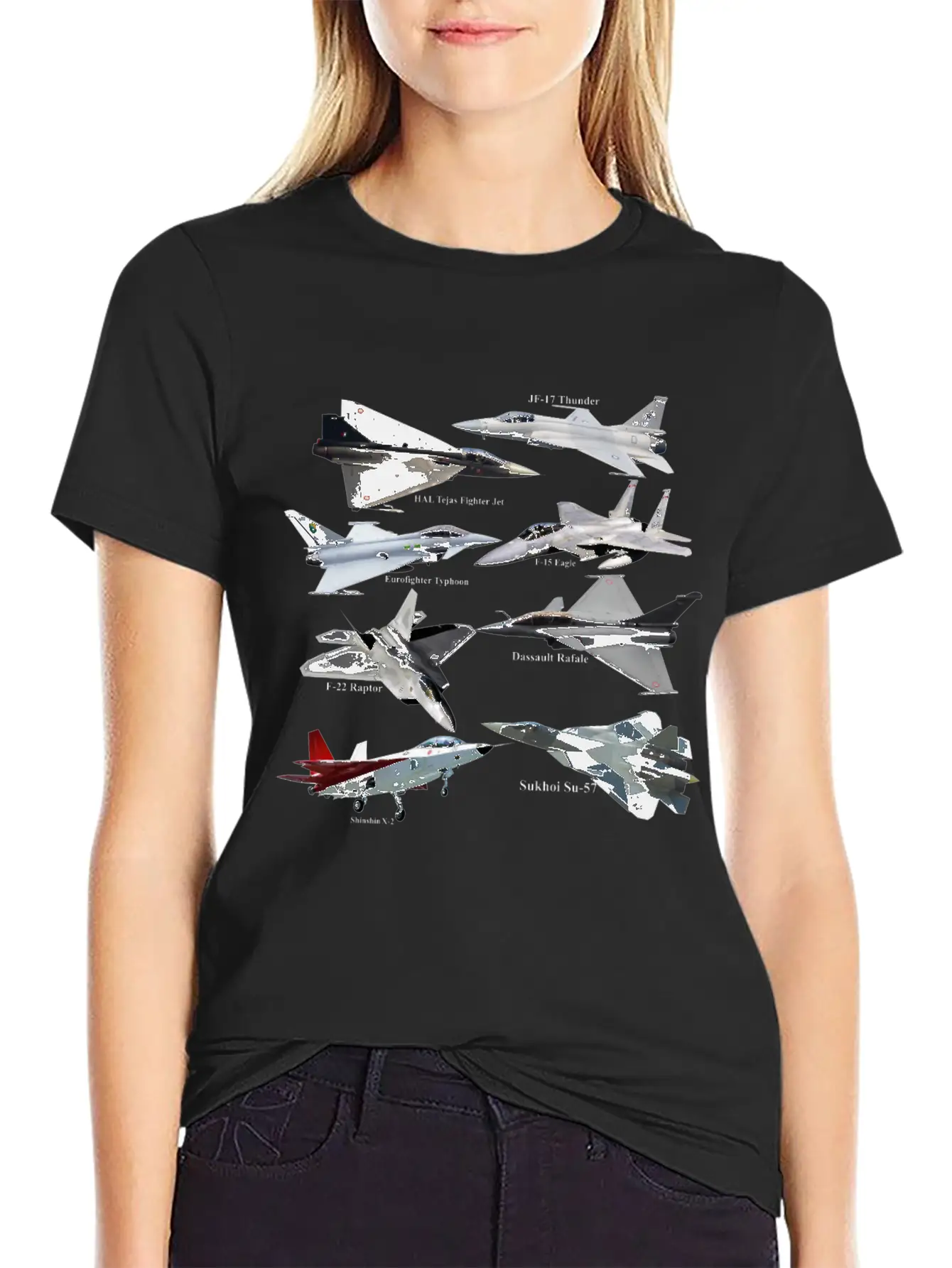 Fighter Jets Of The World Military Aircraft PilotD Comfortable Minimalist Graphic Tee – Summer Style Essential