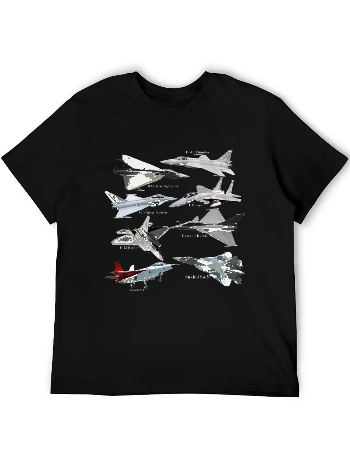 Fighter Jets Of The World Military Aircraft PilotD Comfortable Minimalist Graphic Tee – Summer Style Essential