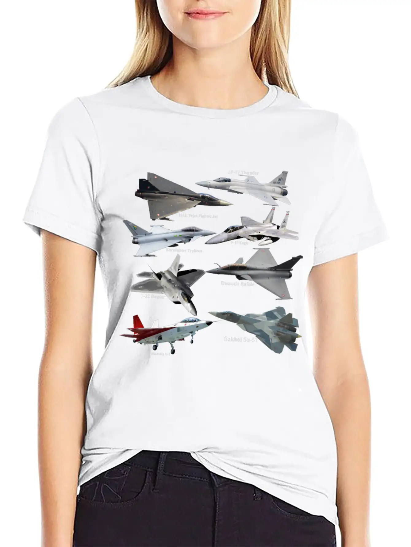 Fighter Jets Of The World Military Aircraft PilotD Comfortable Minimalist Graphic Tee – Summer Style Essential