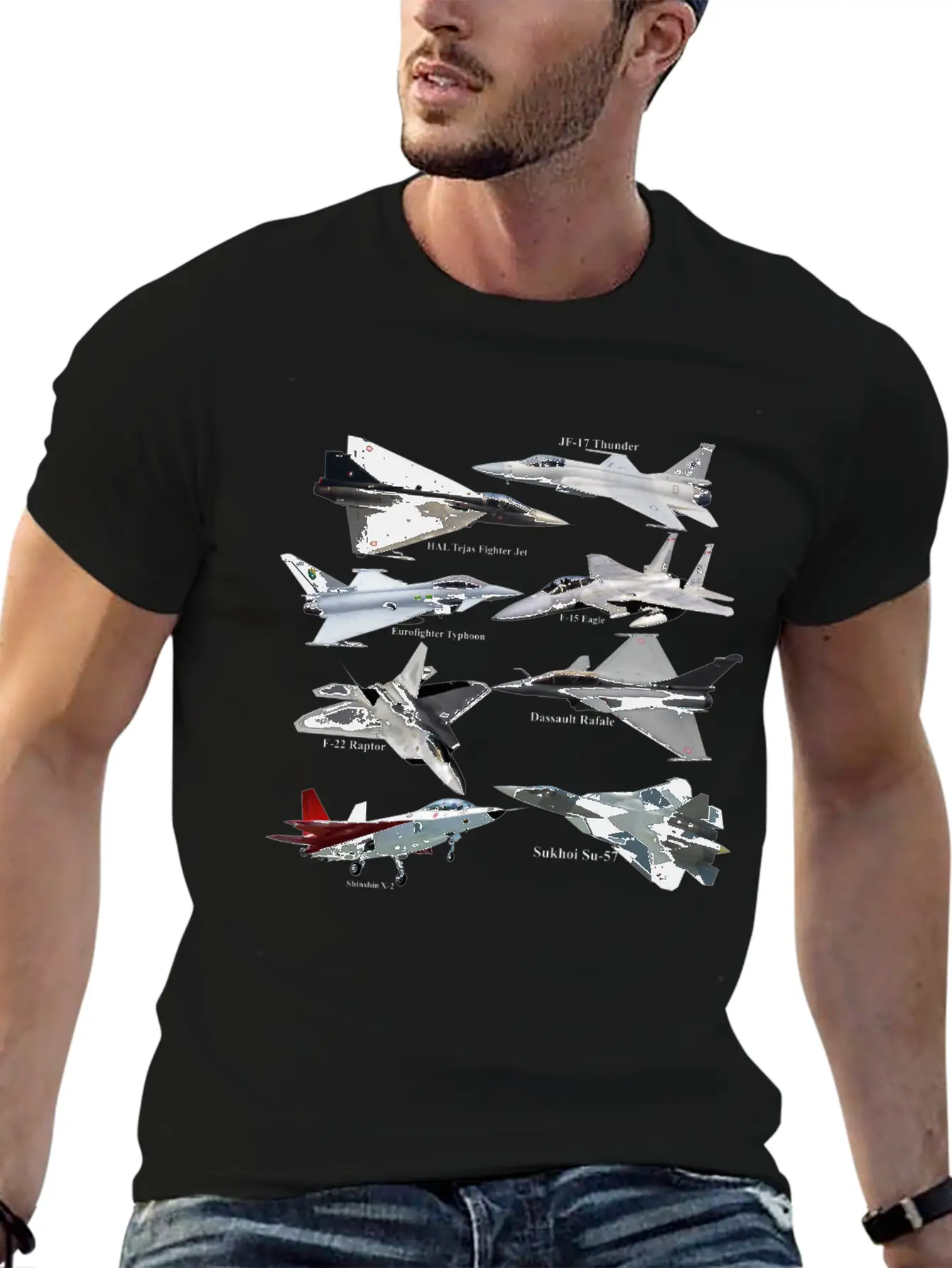 Fighter Jets Of The World Military Aircraft PilotD Comfortable Minimalist Graphic Tee – Summer Style Essential