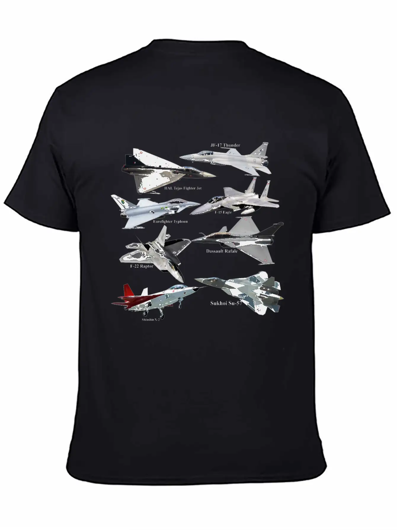 Fighter Jets Of The World Military Aircraft PilotD Comfortable Minimalist Graphic Tee – Summer Style Essential