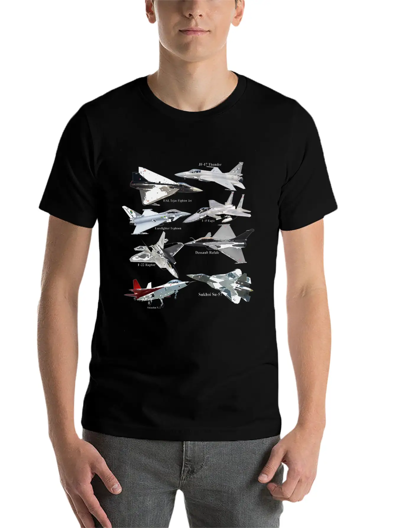 Fighter Jets Of The World Military Aircraft PilotD Comfortable Minimalist Graphic Tee – Summer Style Essential