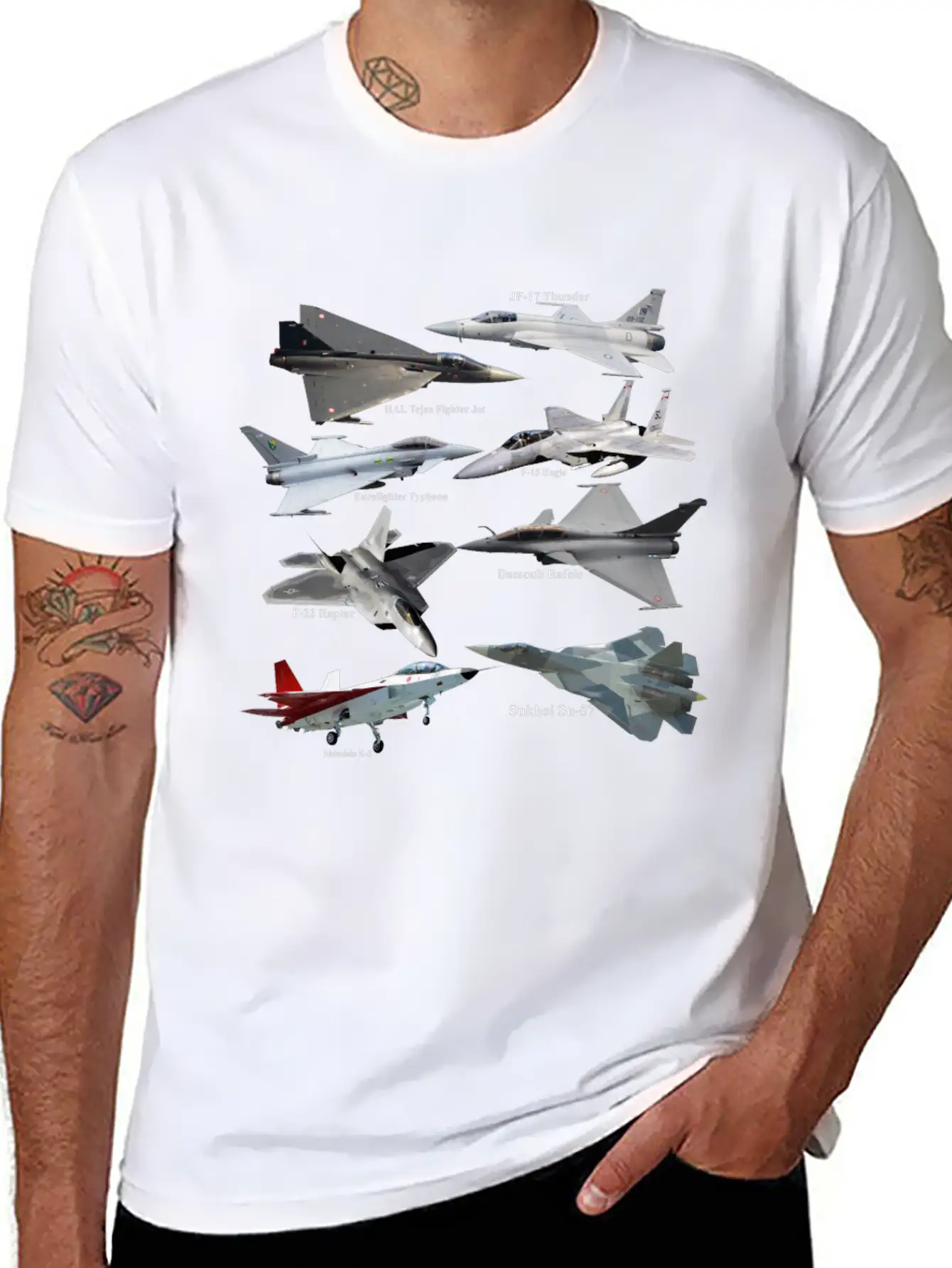 Fighter Jets Of The World Military Aircraft PilotD Comfortable Minimalist Graphic Tee – Summer Style Essential