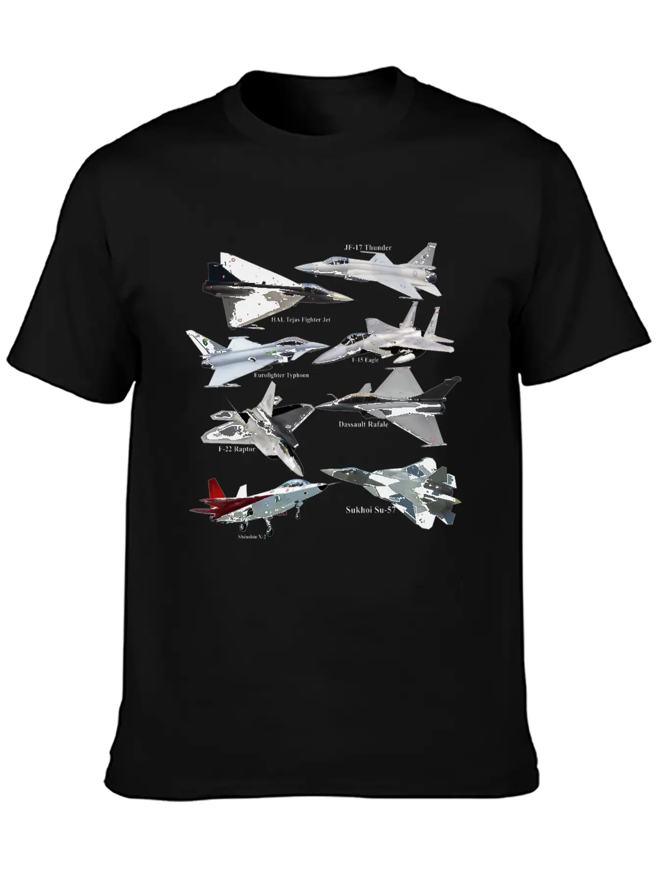 Fighter Jets Of The World Military Aircraft PilotD Comfortable Minimalist Graphic Tee – Summer Style Essential