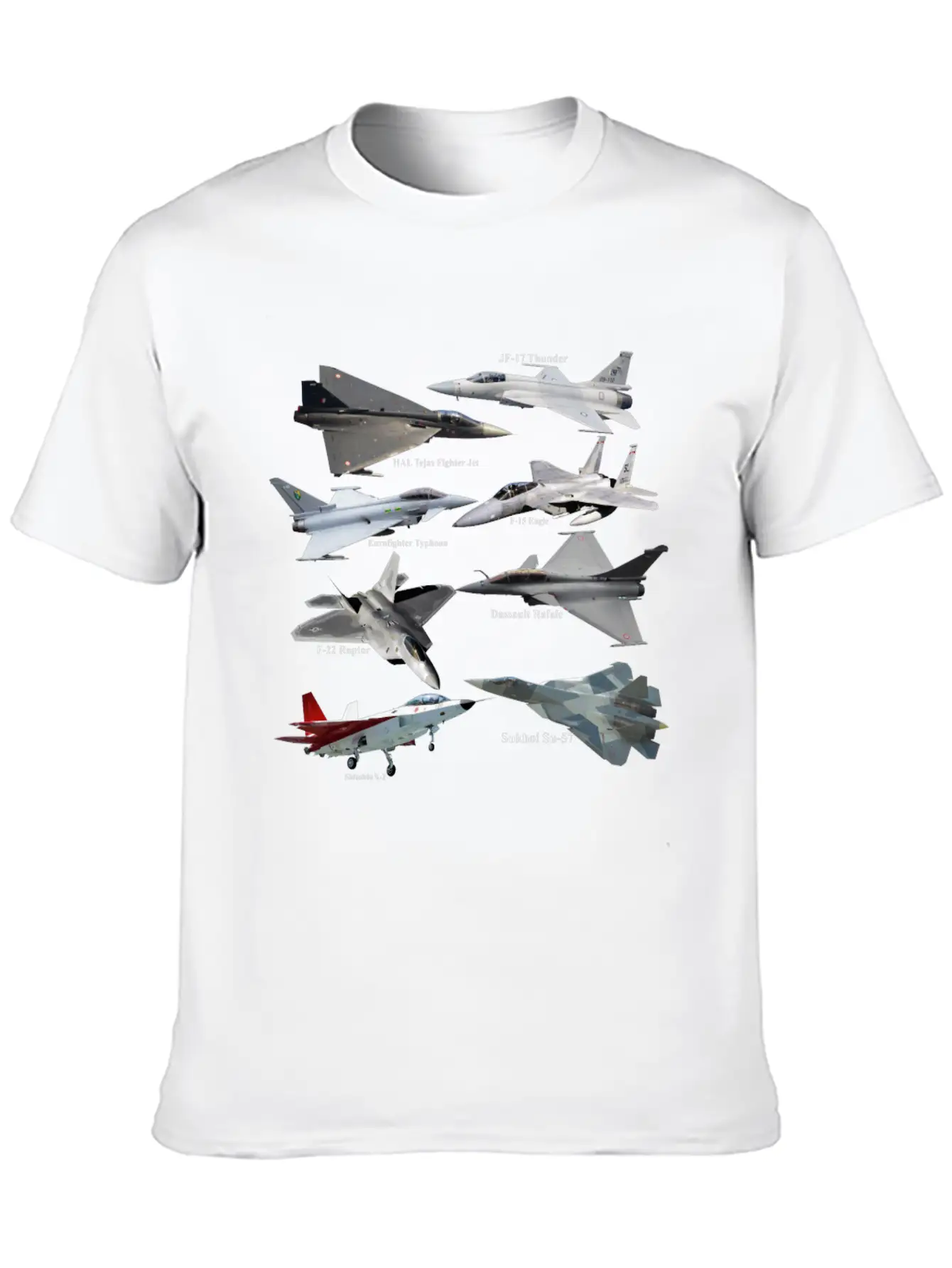Fighter Jets Of The World Military Aircraft PilotD Comfortable Minimalist Graphic Tee – Summer Style Essential