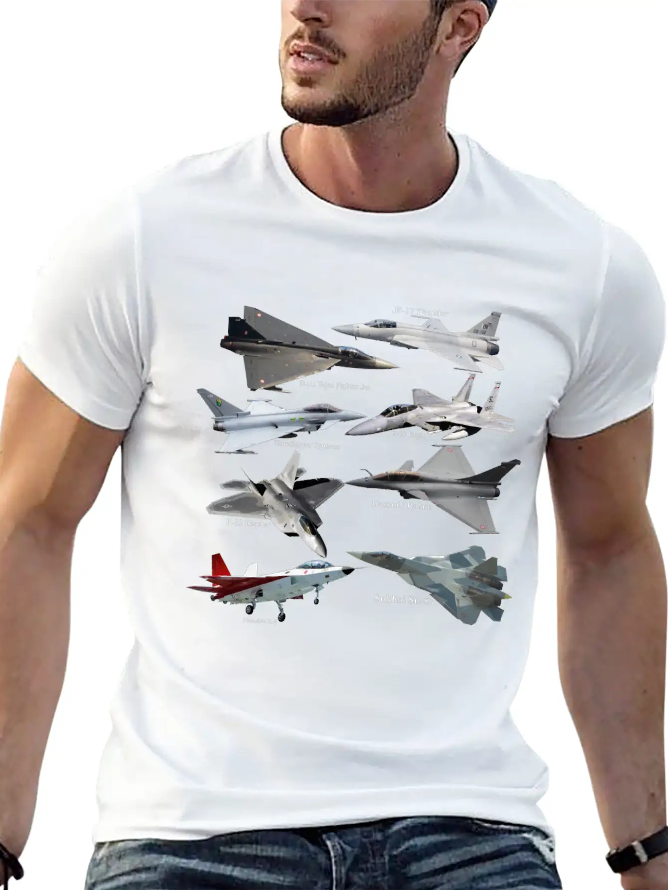 Fighter Jets Of The World Military Aircraft PilotD Comfortable Minimalist Graphic Tee – Summer Style Essential
