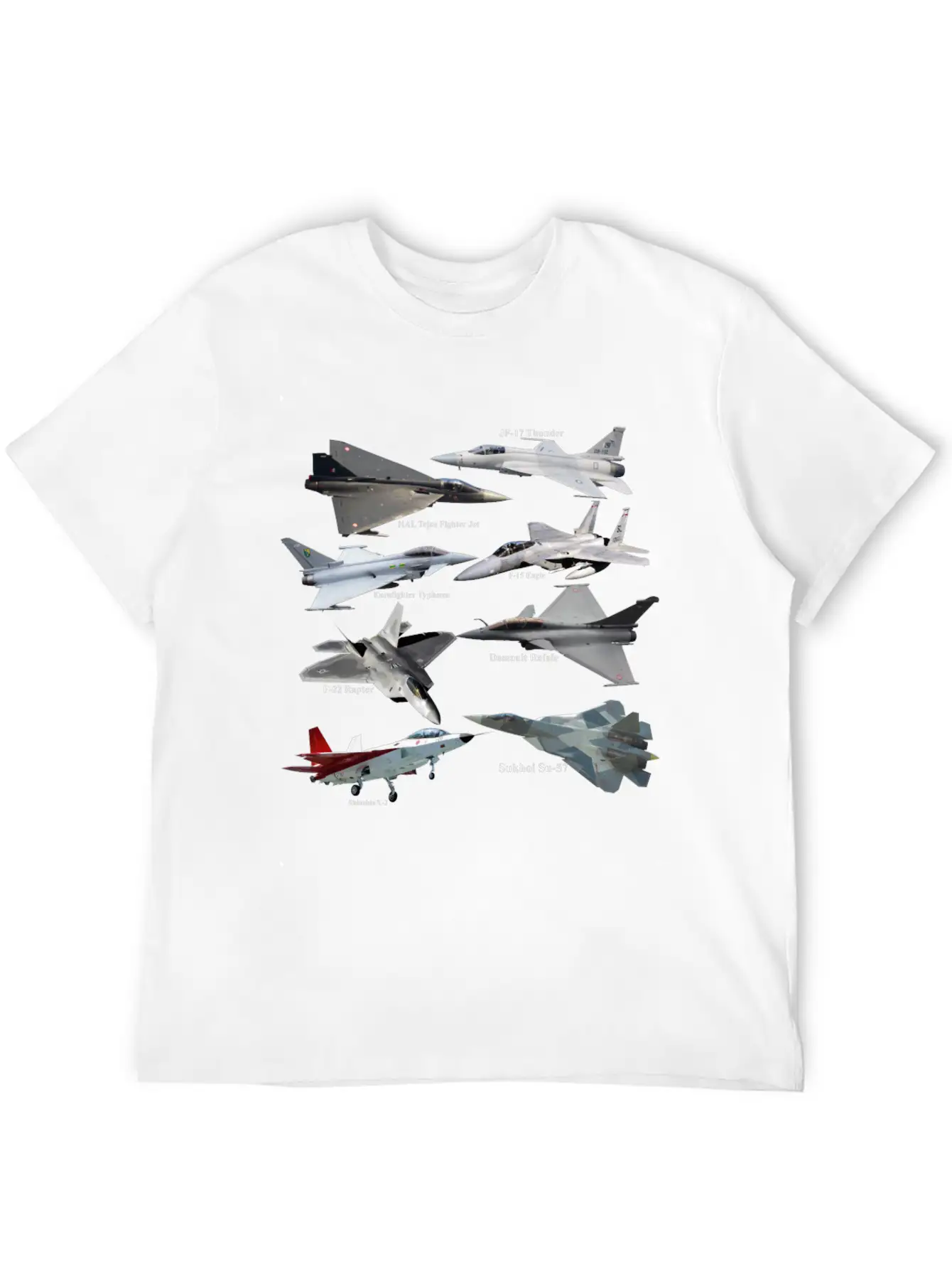 Fighter Jets Of The World Military Aircraft PilotD Comfortable Minimalist Graphic Tee – Summer Style Essential