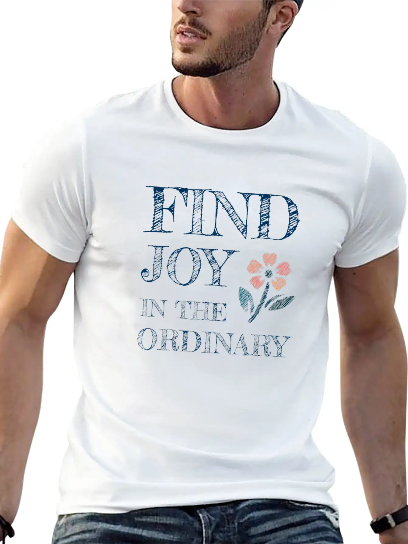 Find Joy In The Ordinary Stylish Everyday T-Shirt – Unisex Basic Cotton Tee
