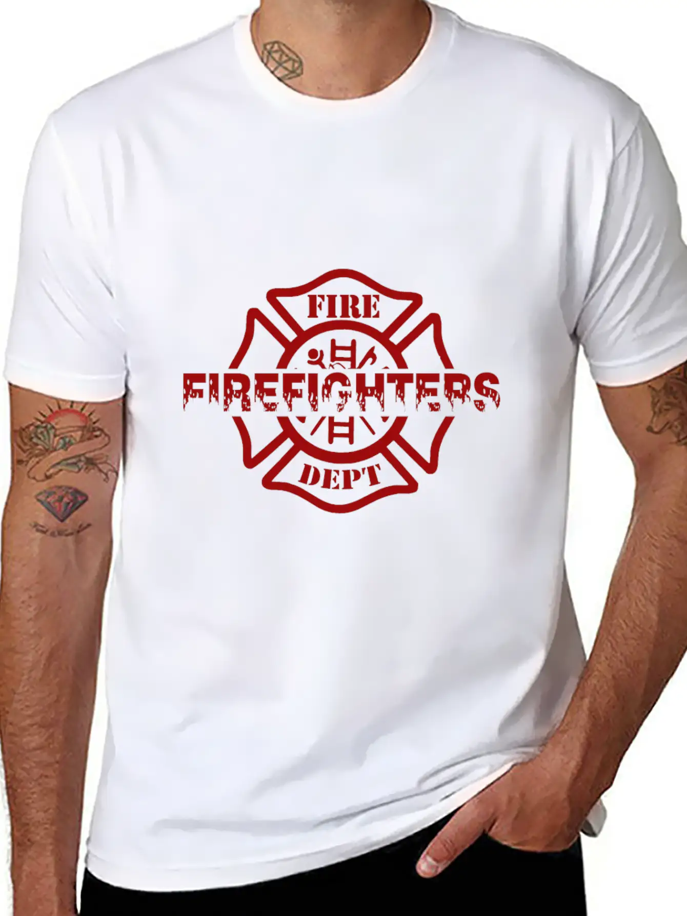 Fire Department Timeless Short Sleeve Tee – Comfy And Minimalist Design