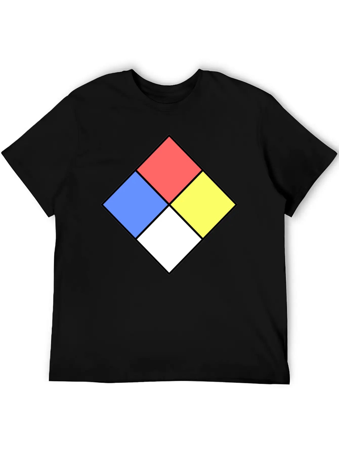 Fire Diamond Unisex Short Sleeve Soft Cotton T-Shirt – Casual Everyday Wear