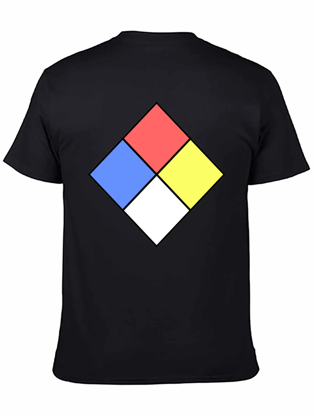 Fire Diamond Unisex Short Sleeve Soft Cotton T-Shirt – Casual Everyday Wear