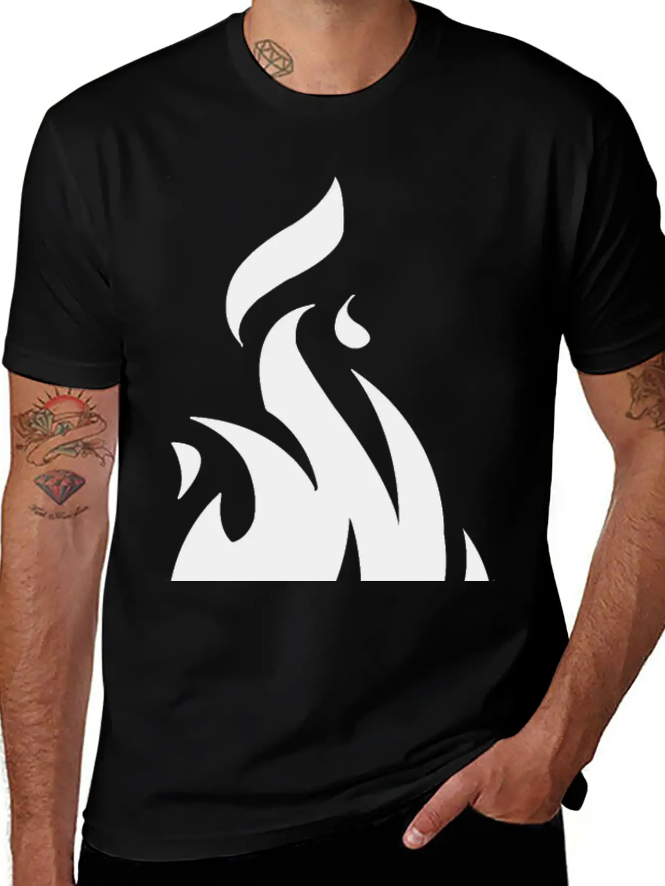 Fire, Spark, Anger, Enthusiasm, Passion, Confidenc Unisex Short Sleeve Soft Cotton T-Shirt – Casual Everyday Wear