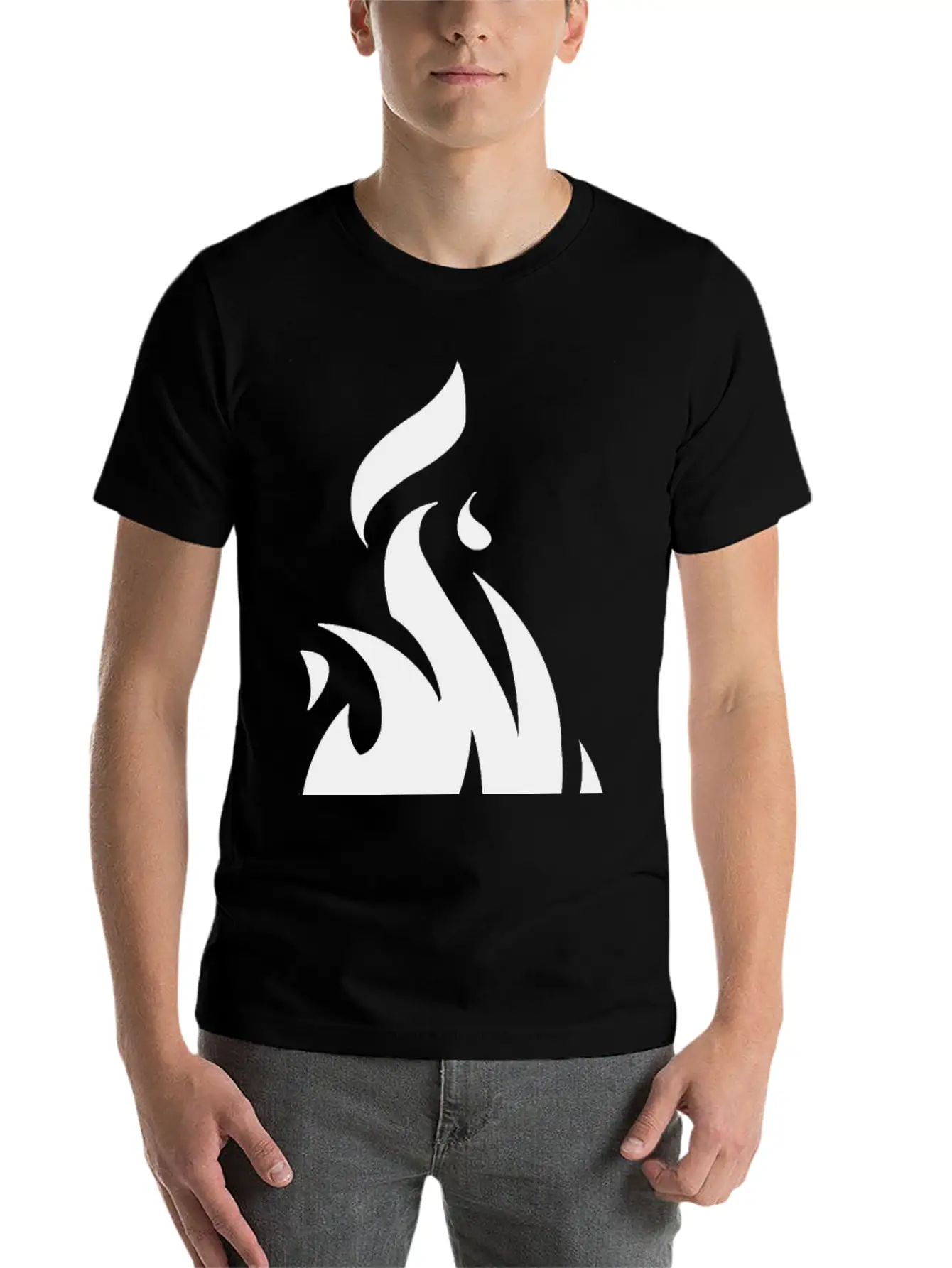 Fire, Spark, Anger, Enthusiasm, Passion, Confidenc Unisex Short Sleeve Soft Cotton T-Shirt – Casual Everyday Wear