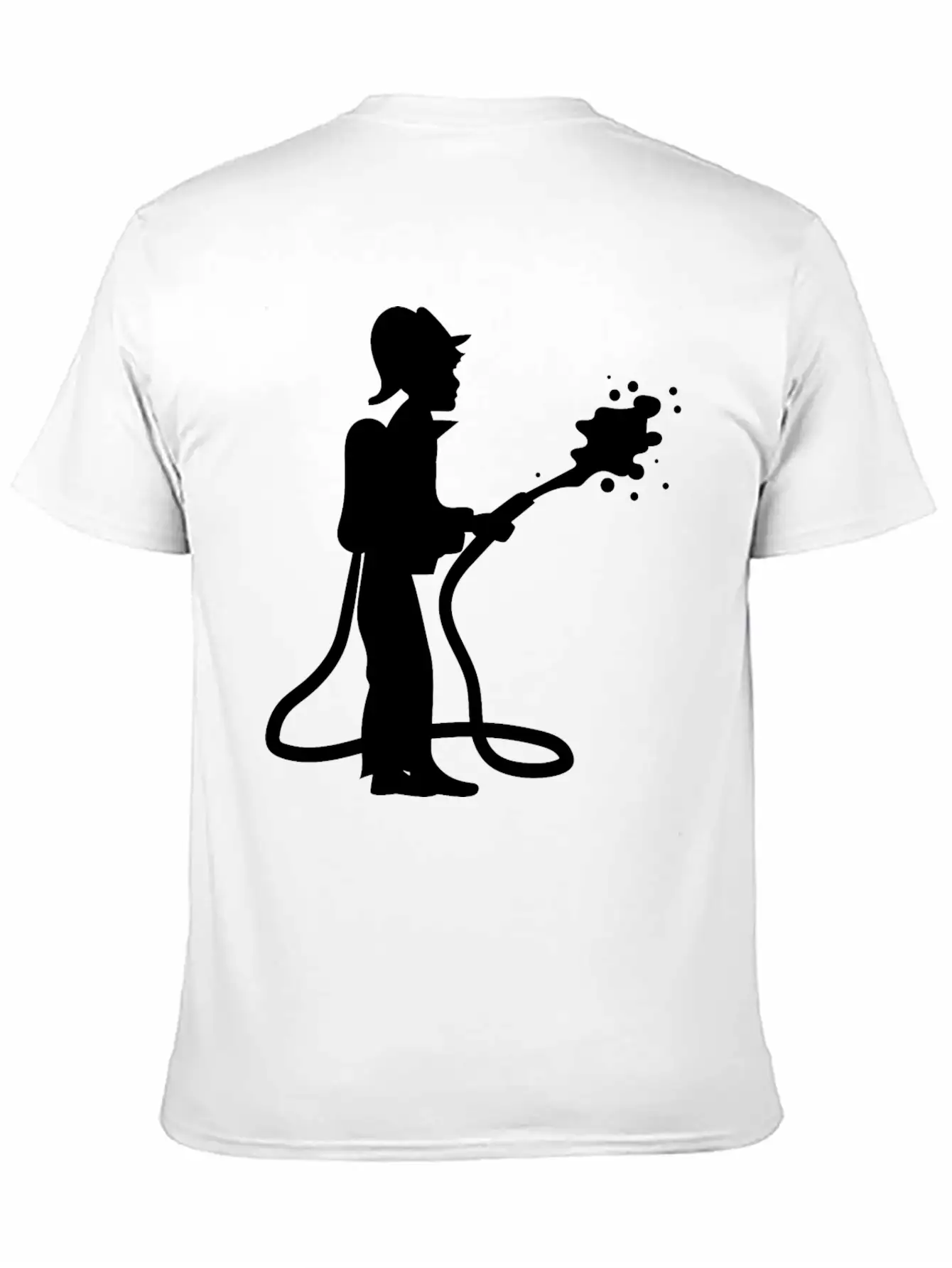 Firefighter Fireman Fire Hydrant Flame Unisex Short Sleeve Soft Cotton T-Shirt – Casual Everyday Wear