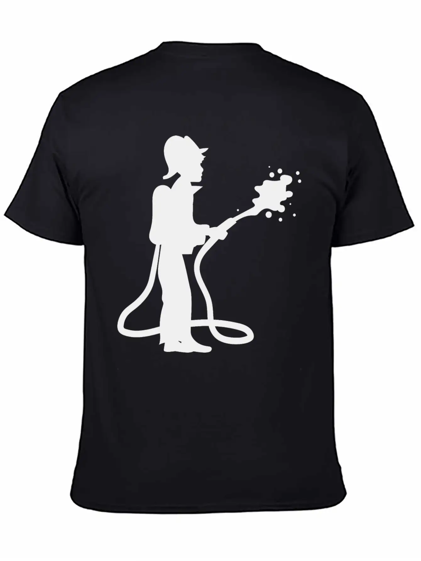 Firefighter Fireman Fire Hydrant Flame Unisex Short Sleeve Soft Cotton T-Shirt – Casual Everyday Wear