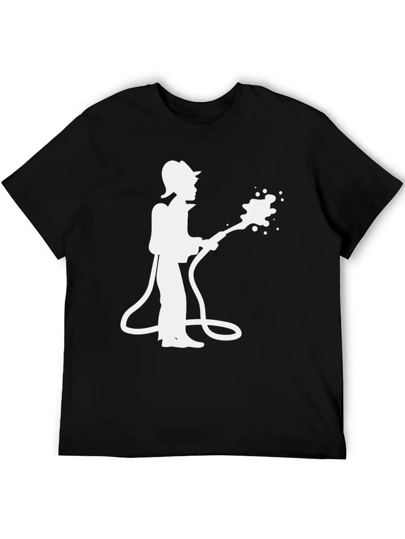 Firefighter Fireman Fire Hydrant Flame Unisex Short Sleeve Soft Cotton T-Shirt – Casual Everyday Wear