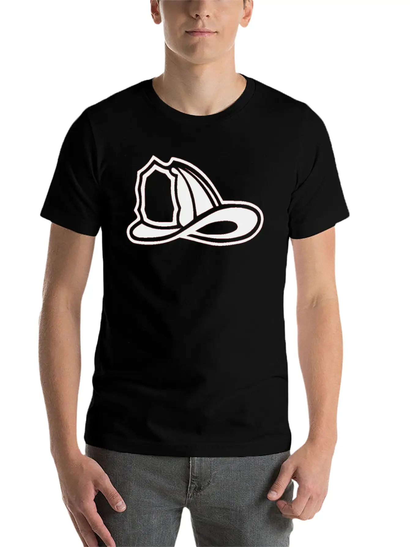 Firefighter's Helmet Stylish Everyday T-Shirt – Unisex Basic Cotton Tee