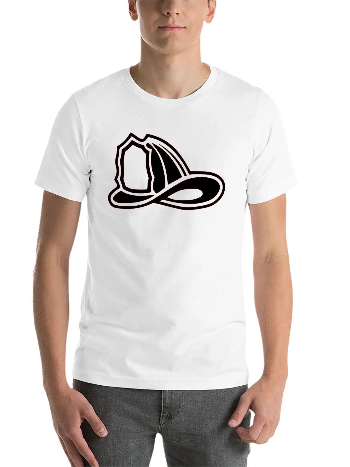 Firefighter's Helmet Stylish Everyday T-Shirt – Unisex Basic Cotton Tee