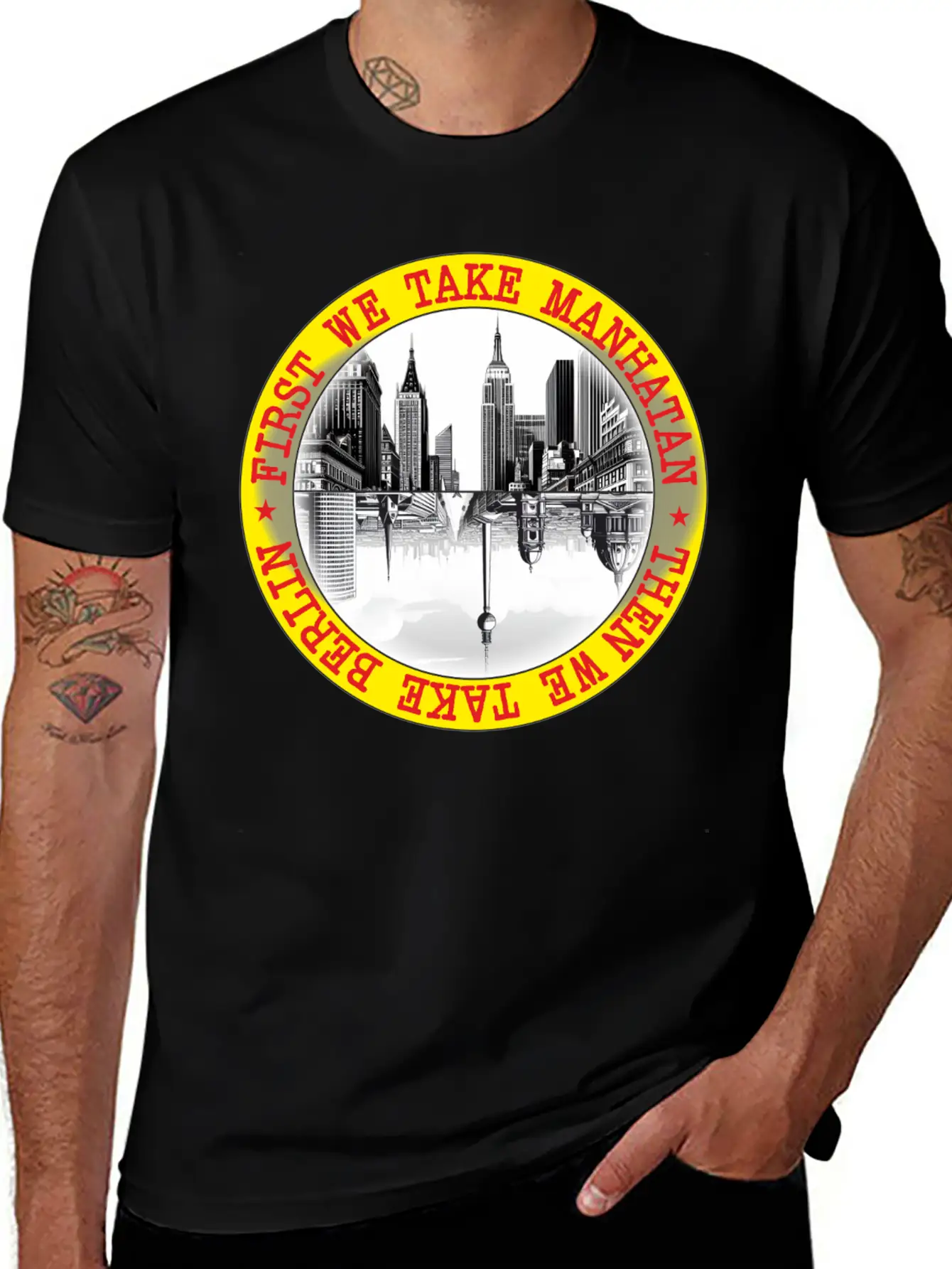 FIRST WE TAKE MANHATAN Comfortable Minimalist Graphic Tee – Summer Style Essential