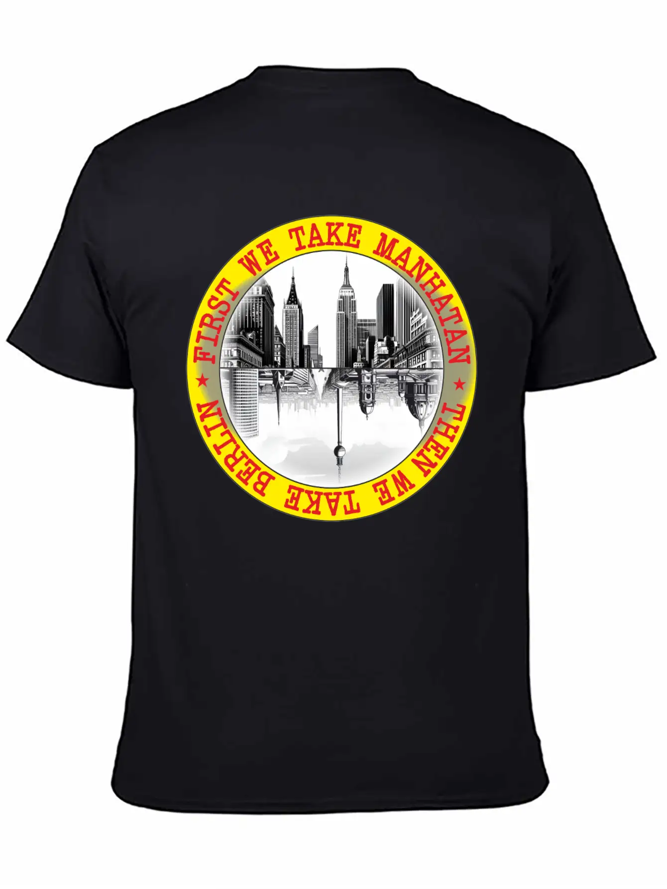 FIRST WE TAKE MANHATAN Comfortable Minimalist Graphic Tee – Summer Style Essential