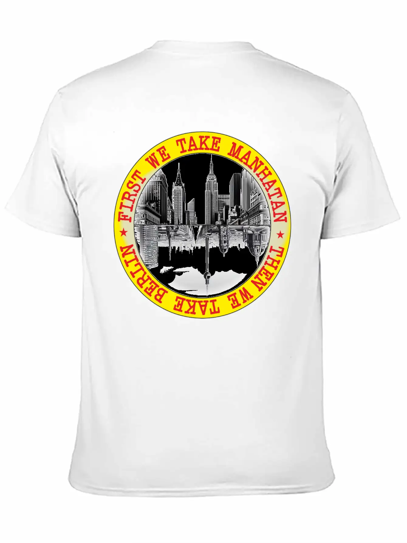 FIRST WE TAKE MANHATAN Comfortable Minimalist Graphic Tee – Summer Style Essential