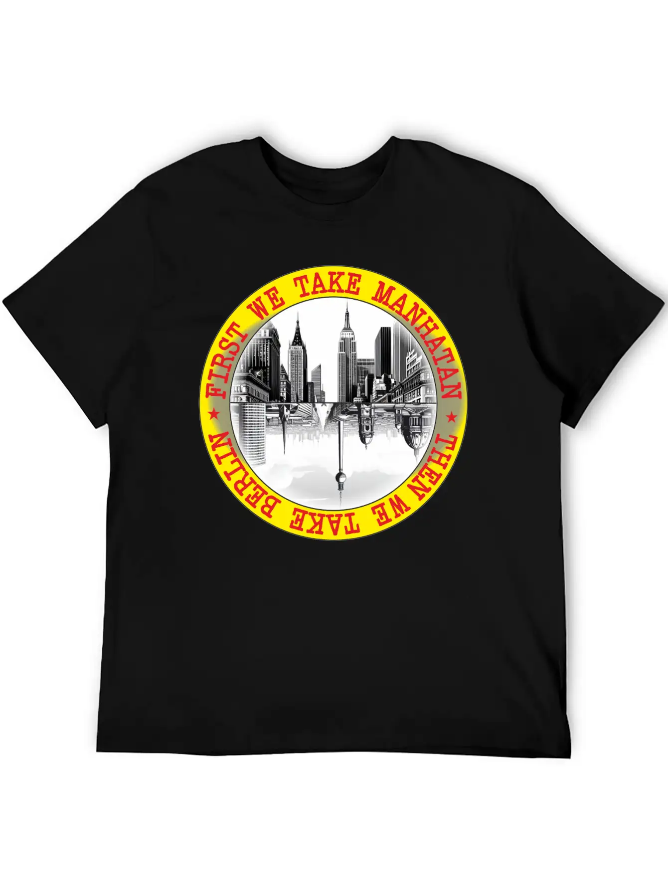 FIRST WE TAKE MANHATAN Comfortable Minimalist Graphic Tee – Summer Style Essential