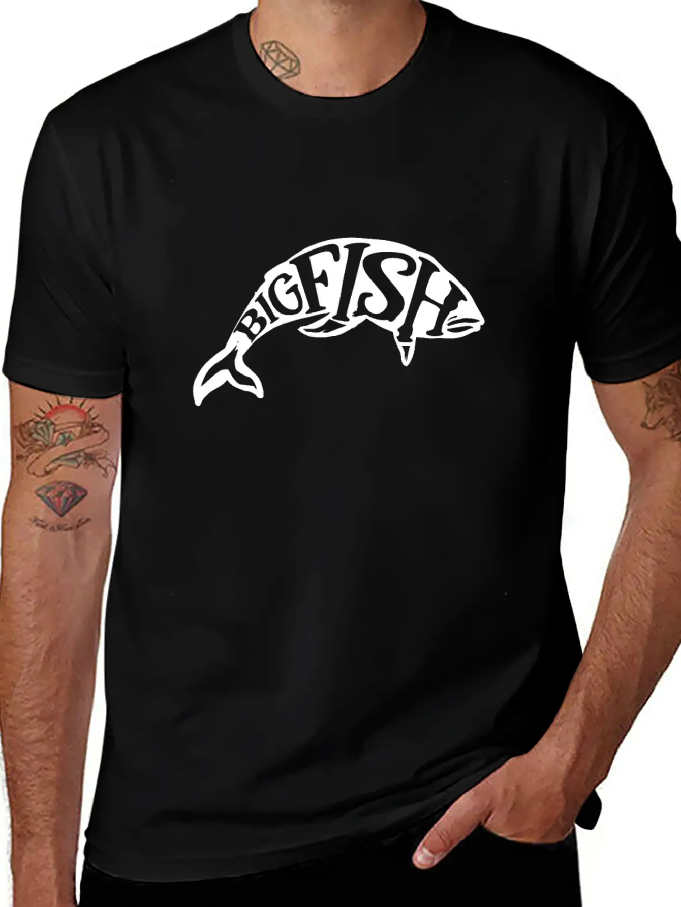 Fish Fishing Unisex Short Sleeve Soft Cotton T-Shirt – Casual Everyday Wear