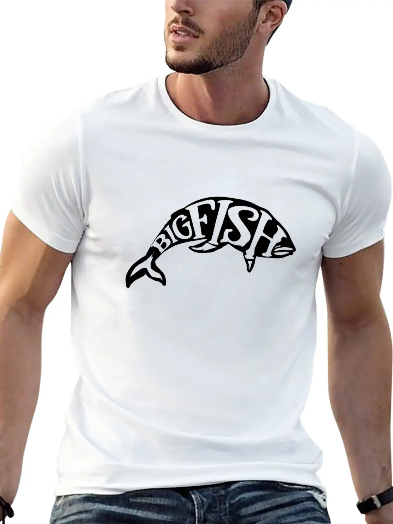Fish Fishing Unisex Short Sleeve Soft Cotton T-Shirt – Casual Everyday Wear