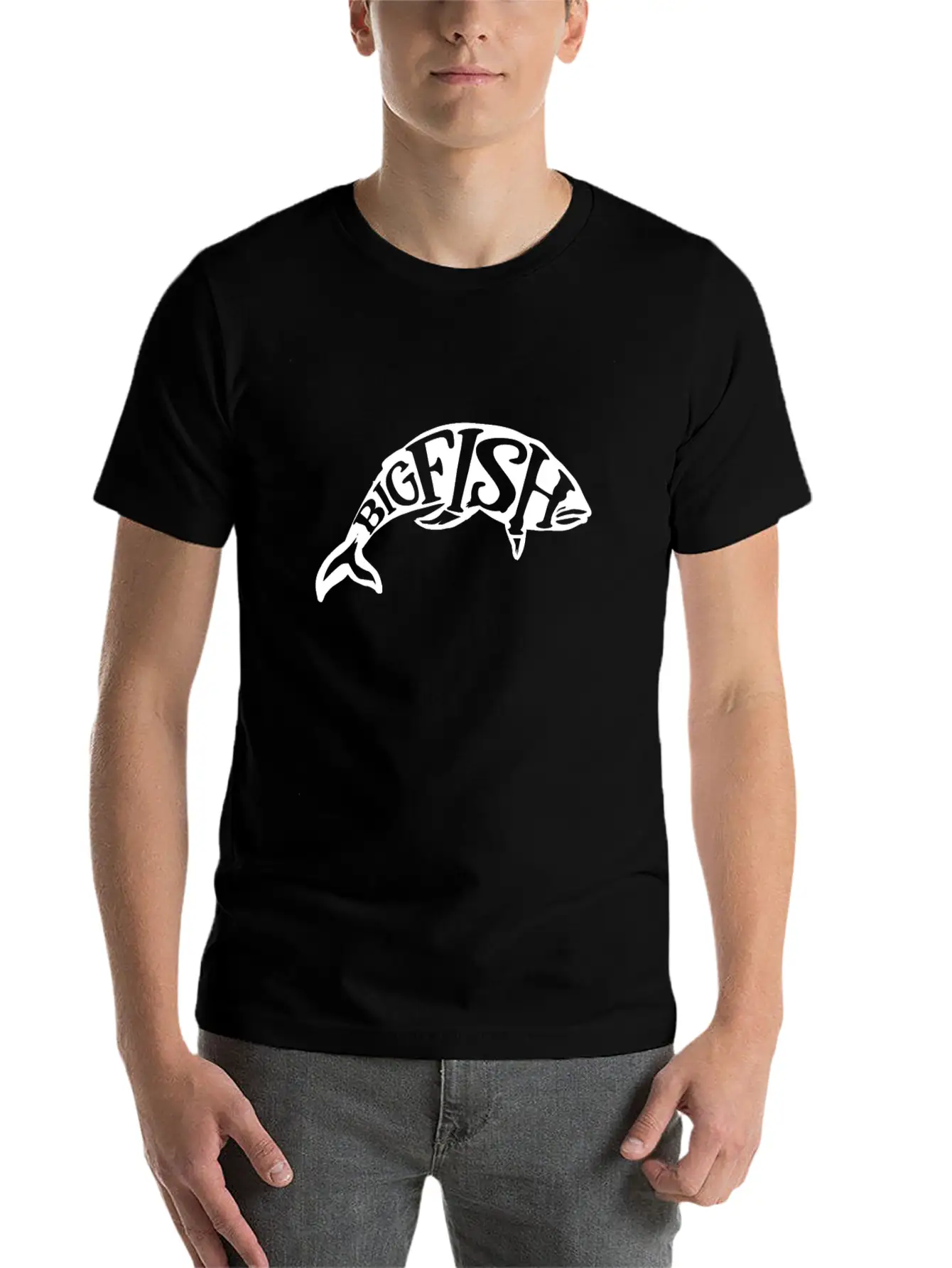 Fish Fishing Unisex Short Sleeve Soft Cotton T-Shirt – Casual Everyday Wear
