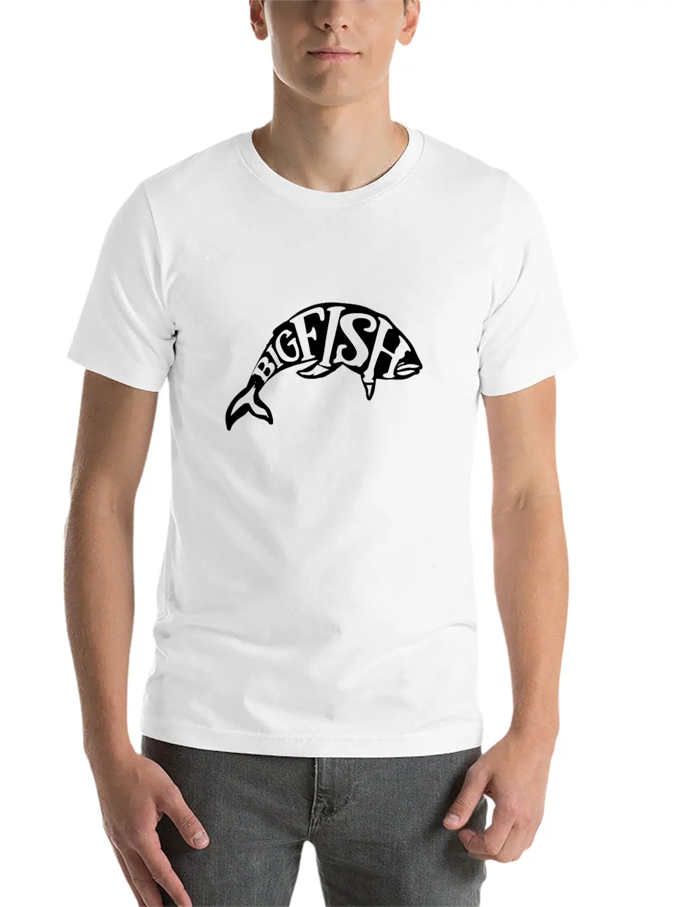Fish Fishing Unisex Short Sleeve Soft Cotton T-Shirt – Casual Everyday Wear