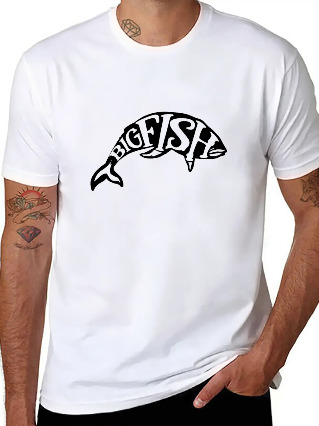 Fish Fishing Unisex Short Sleeve Soft Cotton T-Shirt – Casual Everyday Wear