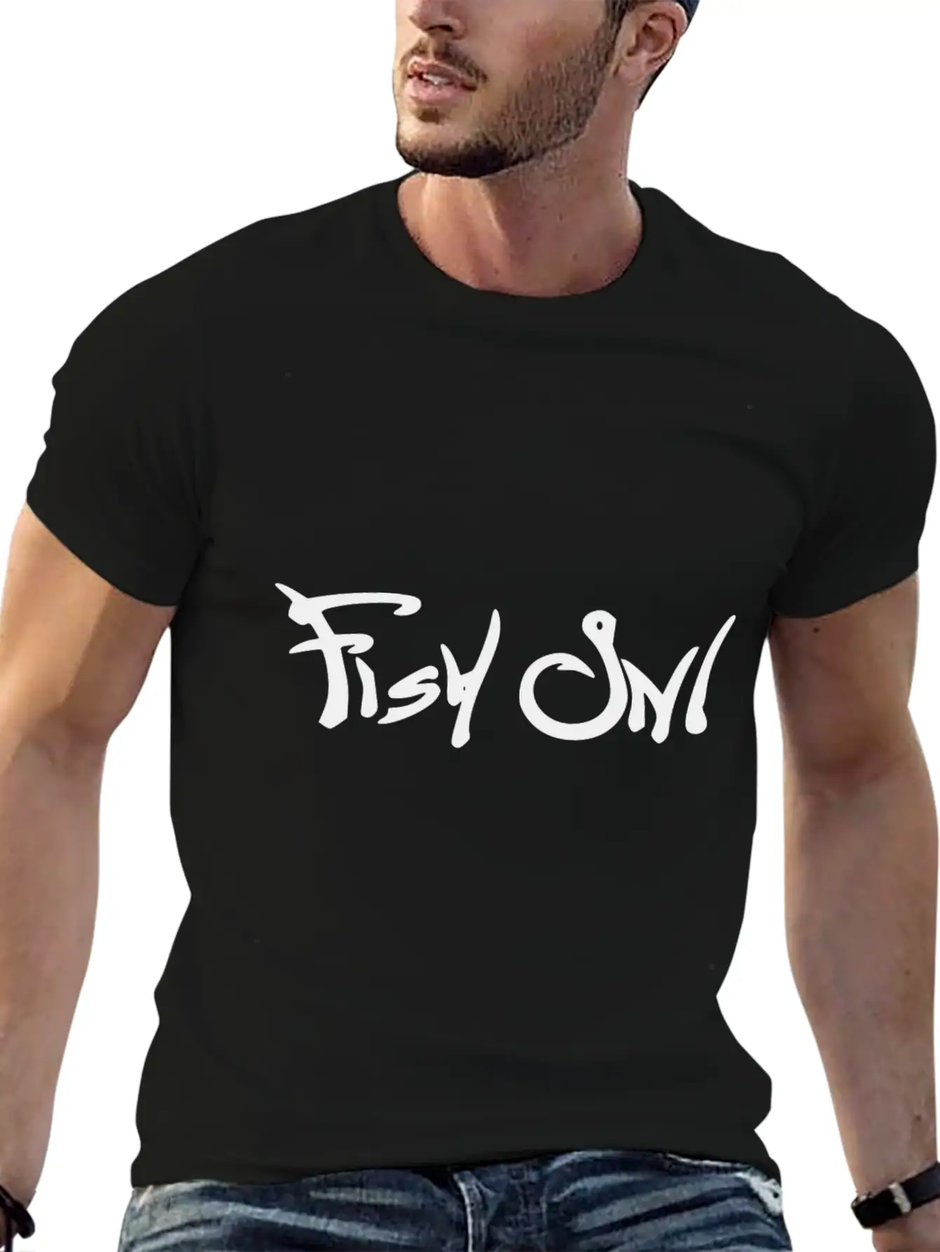 Fish On! - Reel Life Fishing Basic Graphic T-Shirt – Daily Comfort In Soft Cotton
