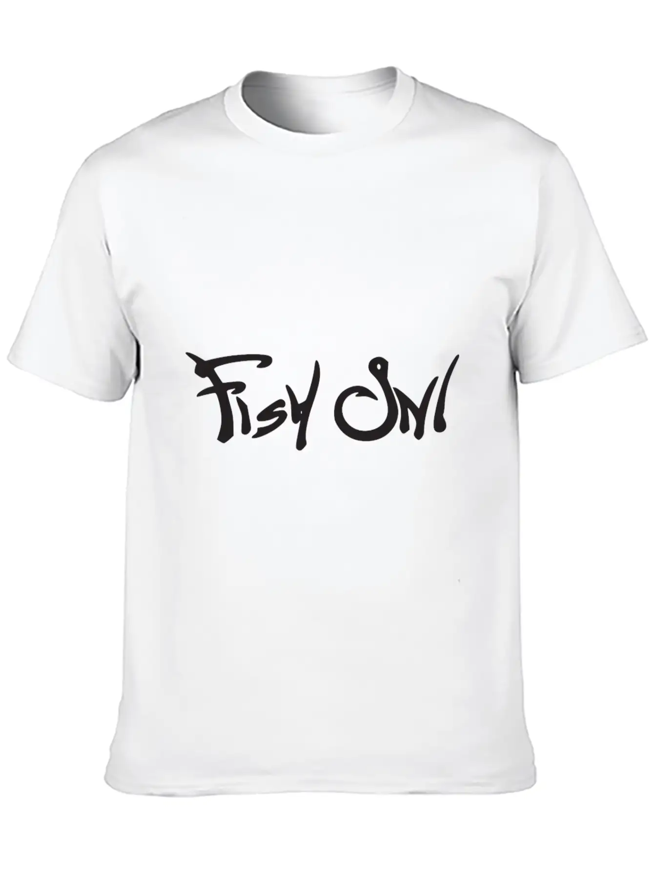 Fish On! - Reel Life Fishing Basic Graphic T-Shirt – Daily Comfort In Soft Cotton