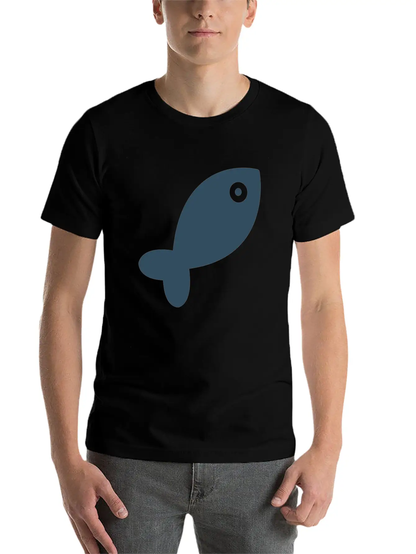 Fish Stylish Everyday T-Shirt – Unisex Basic Cotton Tee