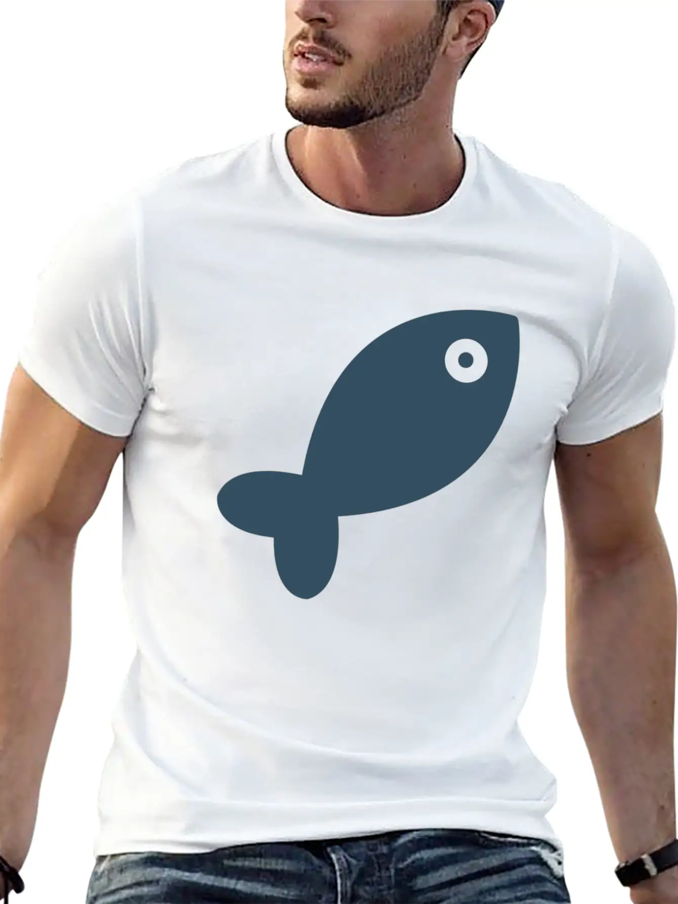Fish Stylish Everyday T-Shirt – Unisex Basic Cotton Tee