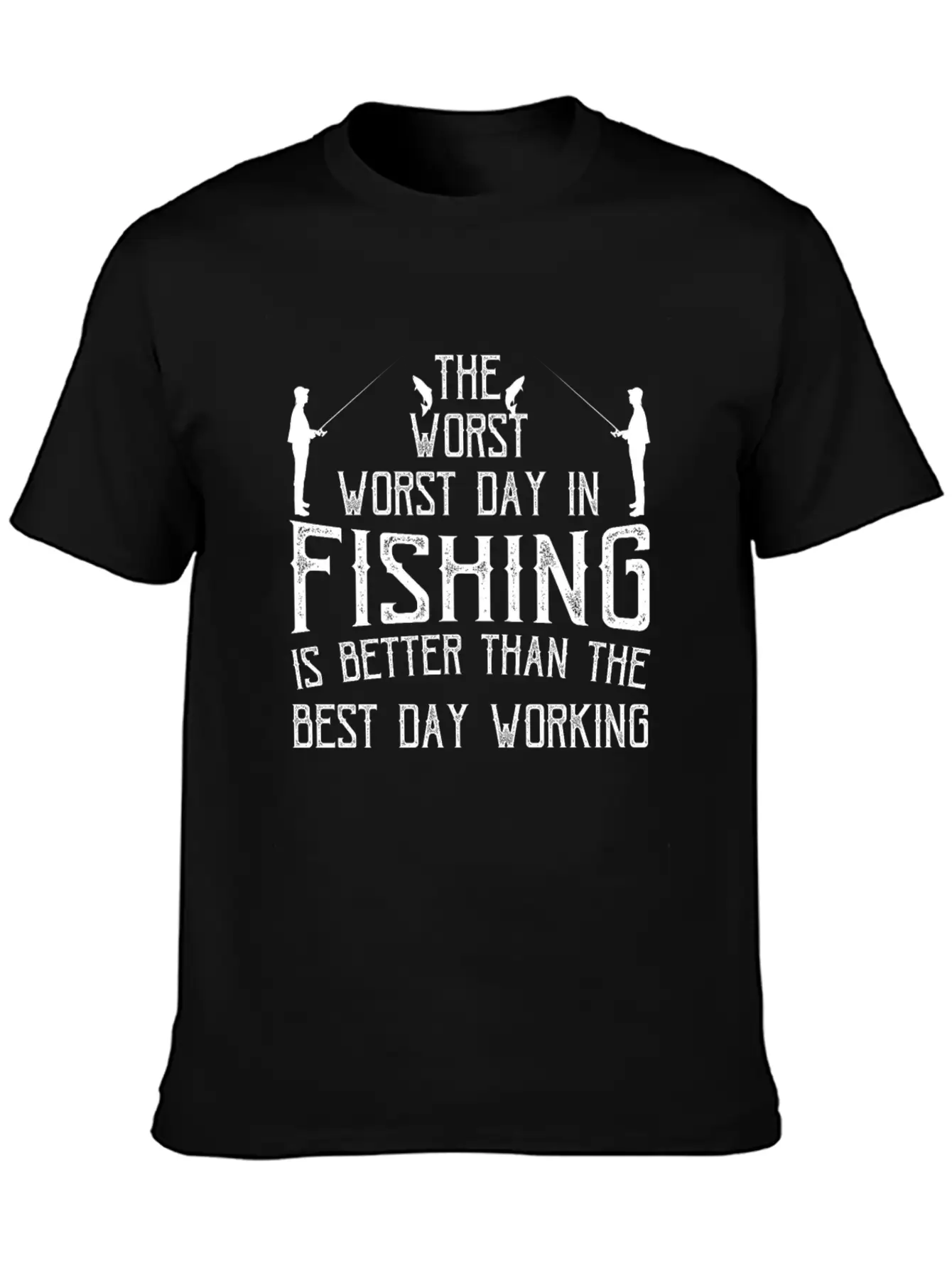 Fishing Angler Fish Fishing Fishing Lake Essential Unisex Summer Tee – Soft Cotton Casual Fit