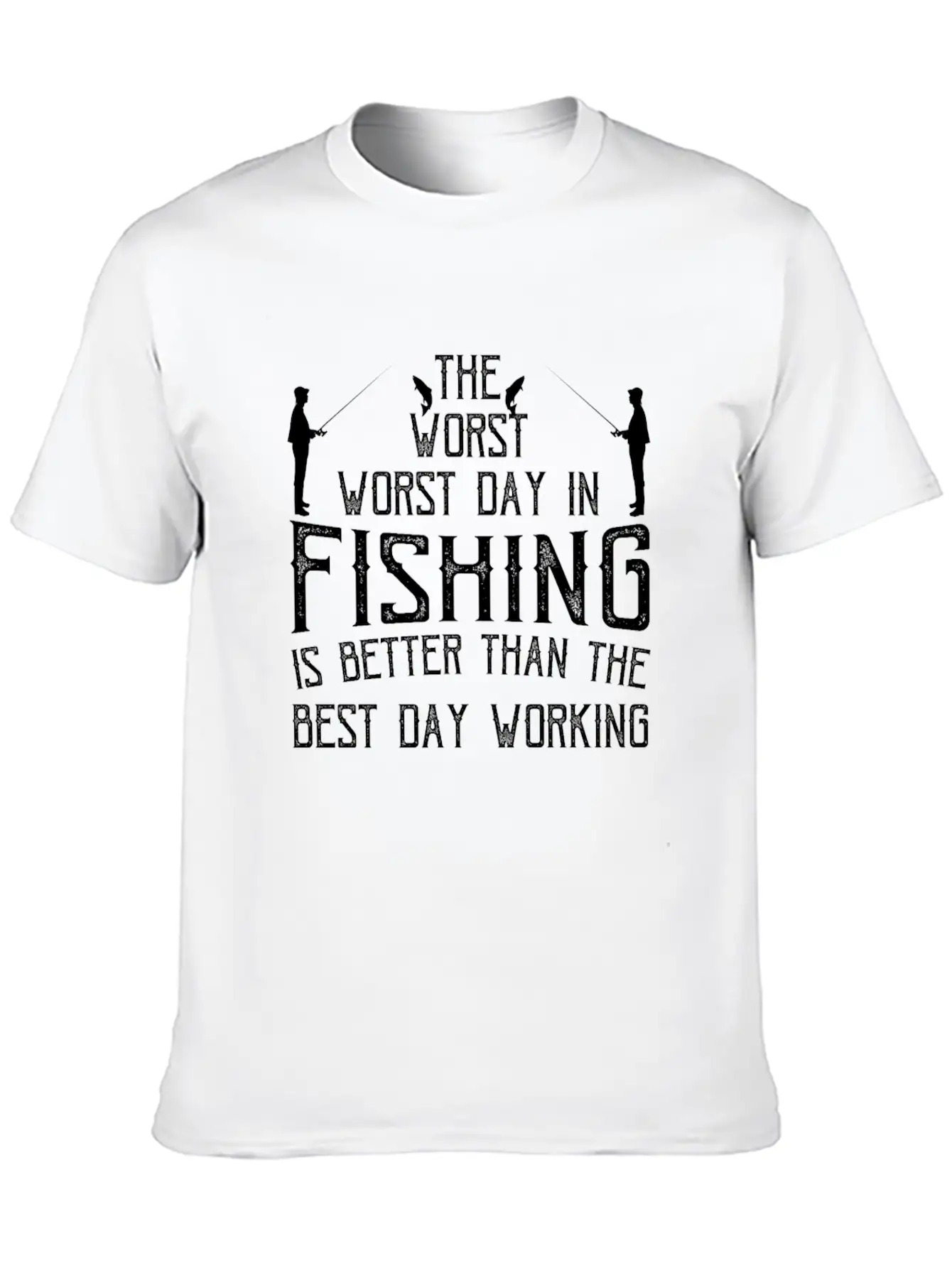 Fishing Angler Fish Fishing Fishing Lake Essential Unisex Summer Tee – Soft Cotton Casual Fit