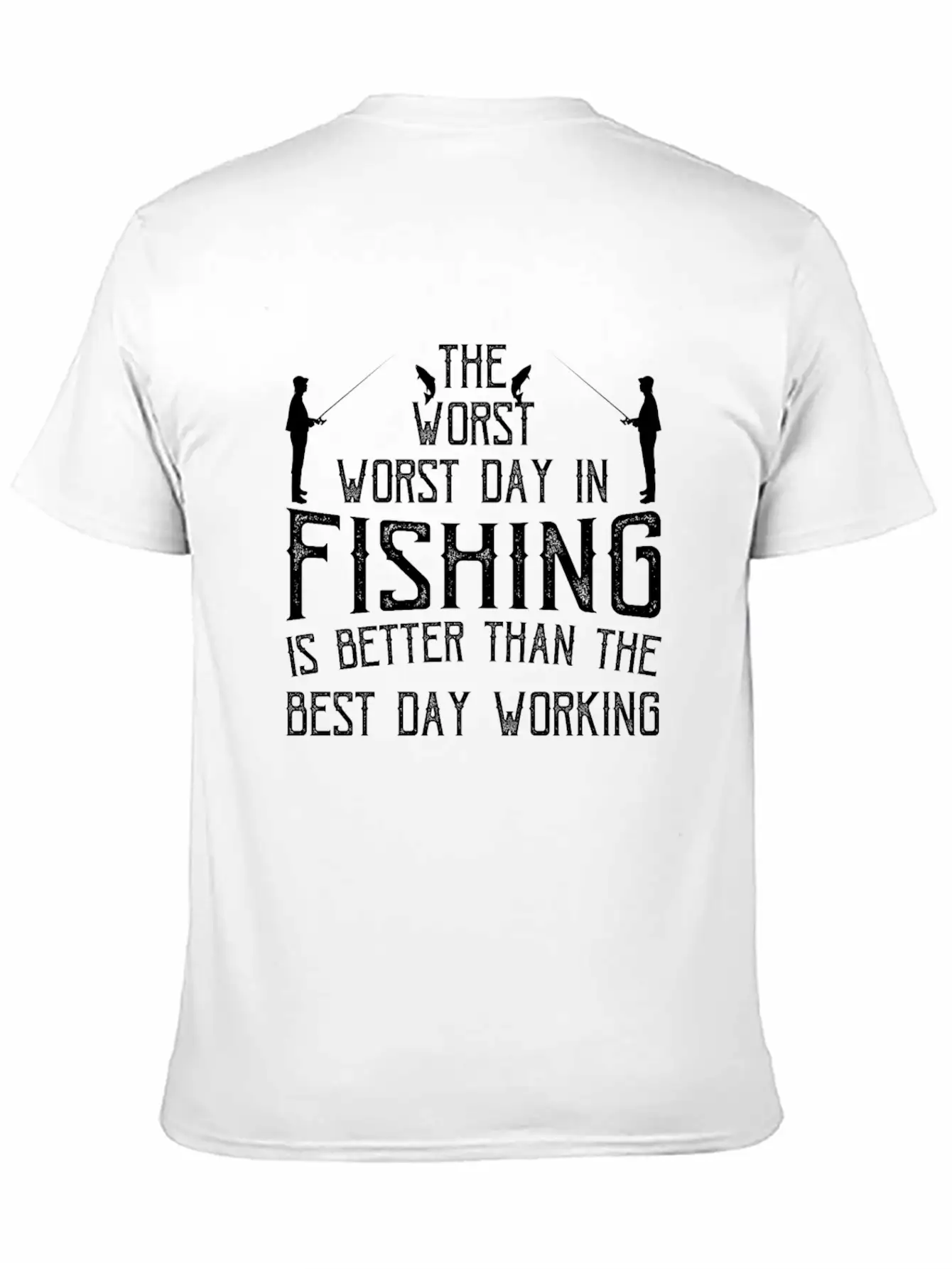 Fishing Angler Fish Fishing Fishing Lake Essential Unisex Summer Tee – Soft Cotton Casual Fit