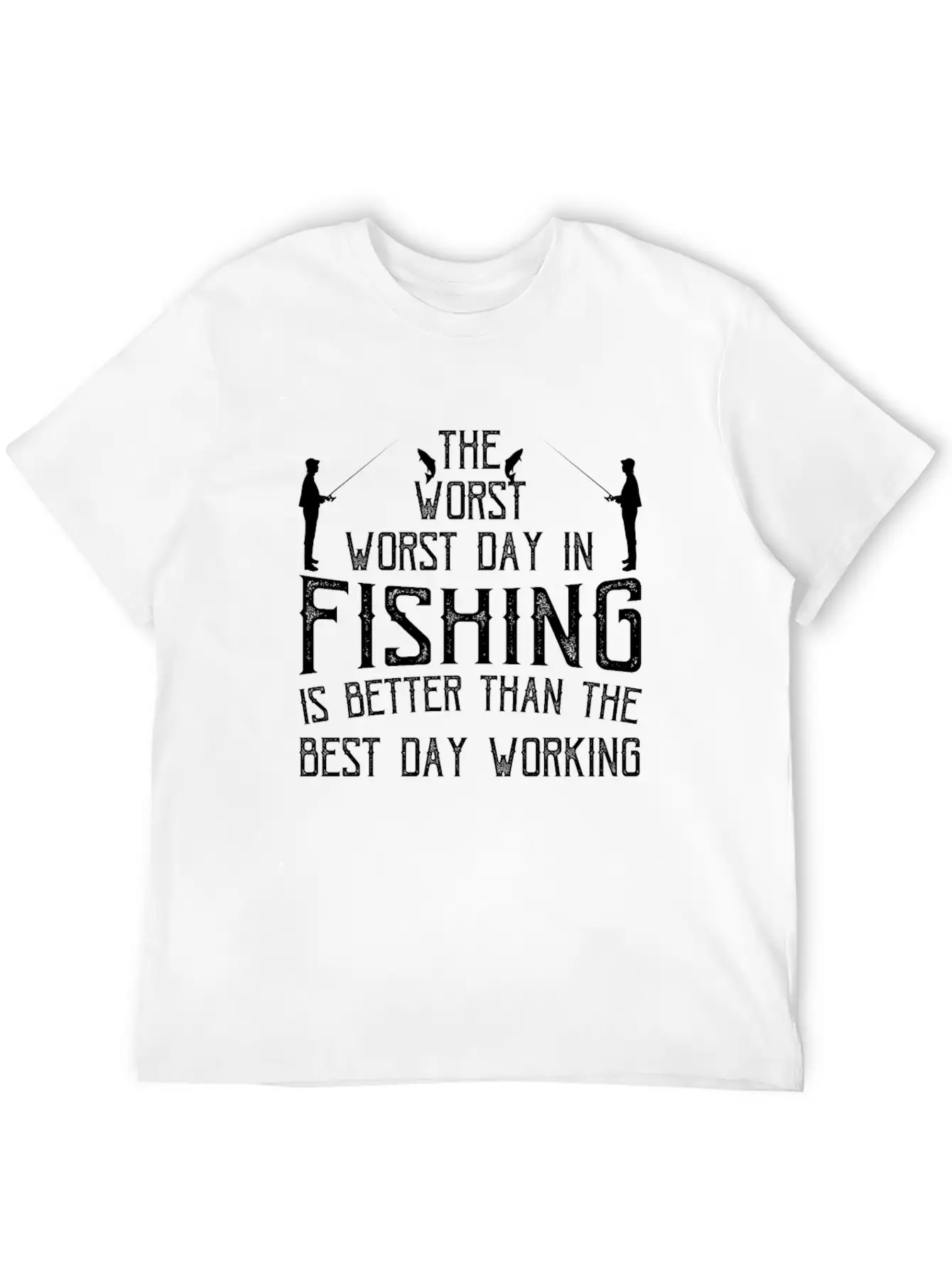 Fishing Angler Fish Fishing Fishing Lake Essential Unisex Summer Tee – Soft Cotton Casual Fit