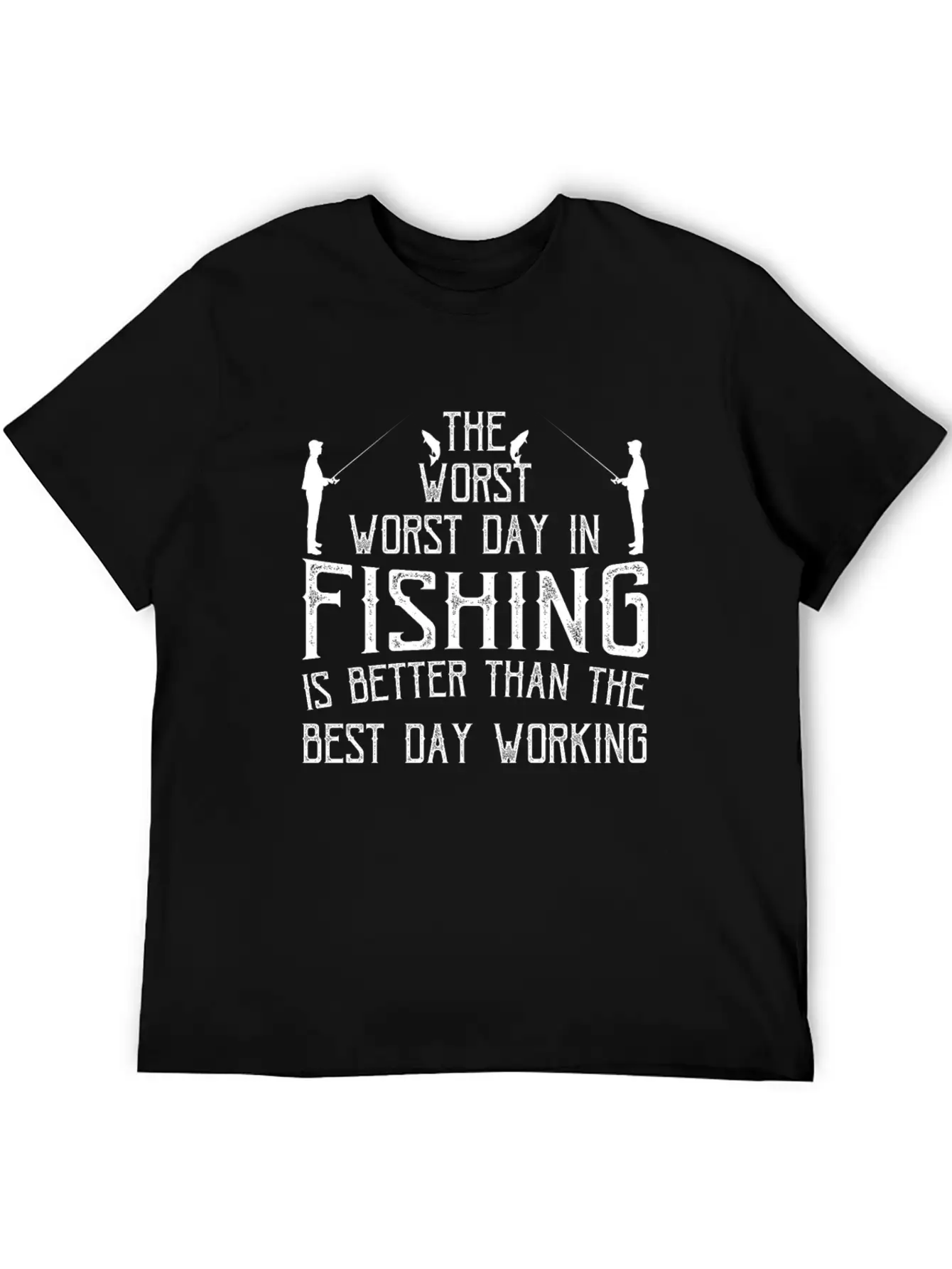Fishing Angler Fish Fishing Fishing Lake Essential Unisex Summer Tee – Soft Cotton Casual Fit