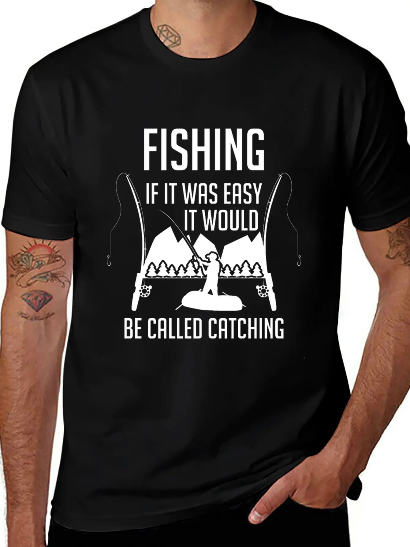 Fishing Angler Fish Fishing Fishing Lake Timeless Short Sleeve Tee – Comfy And Minimalist Design