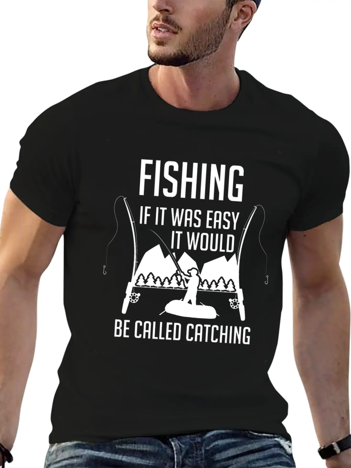 Fishing Angler Fish Fishing Fishing Lake Timeless Short Sleeve Tee – Comfy And Minimalist Design