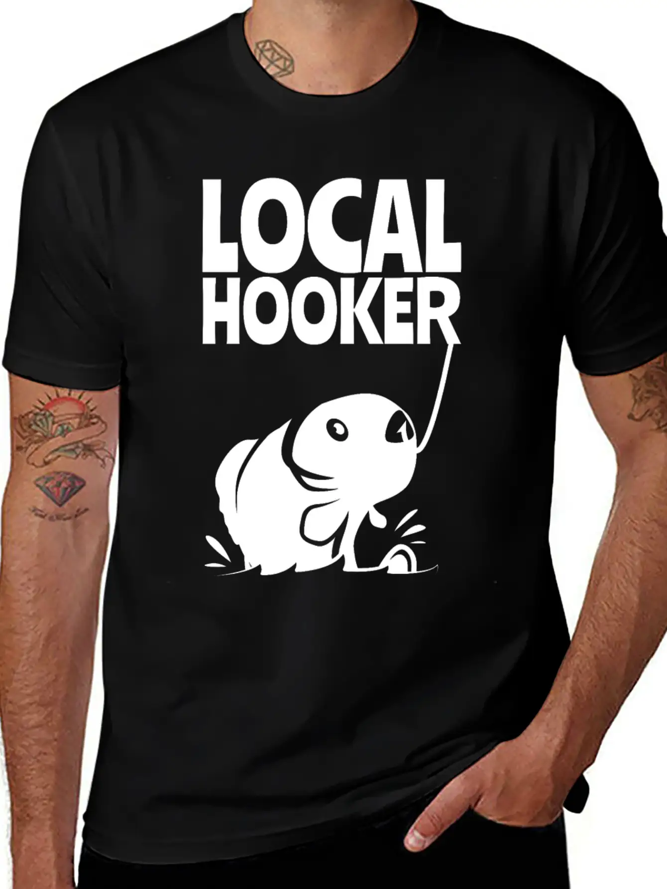 Fishing Angler Fish Fishing Fishing Lake Unisex Short Sleeve Soft Cotton T-Shirt – Casual Everyday Wear