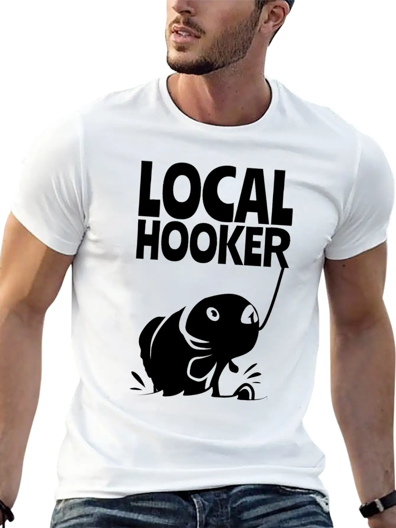 Fishing Angler Fish Fishing Fishing Lake Unisex Short Sleeve Soft Cotton T-Shirt – Casual Everyday Wear