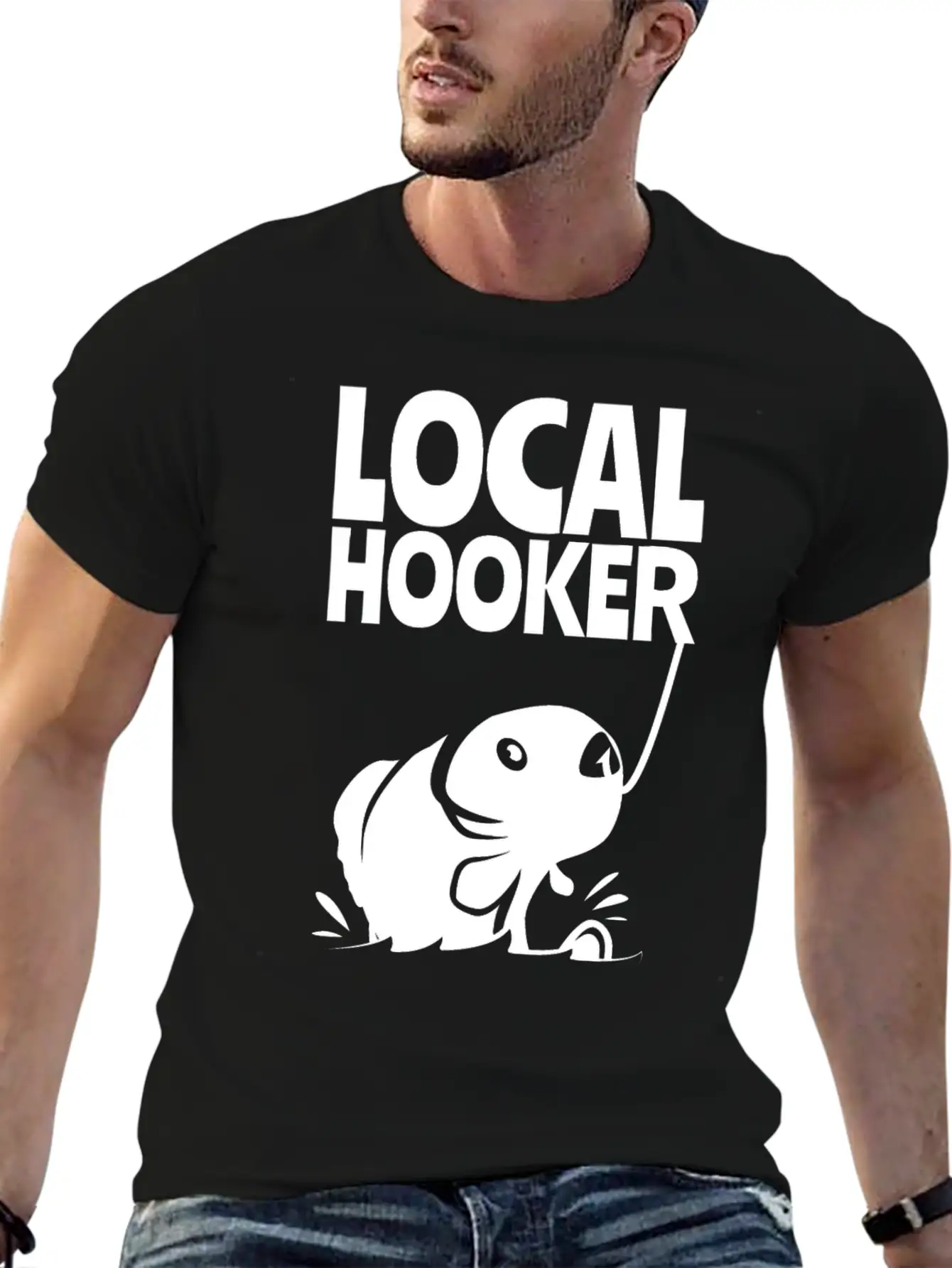 Fishing Angler Fish Fishing Fishing Lake Unisex Short Sleeve Soft Cotton T-Shirt – Casual Everyday Wear