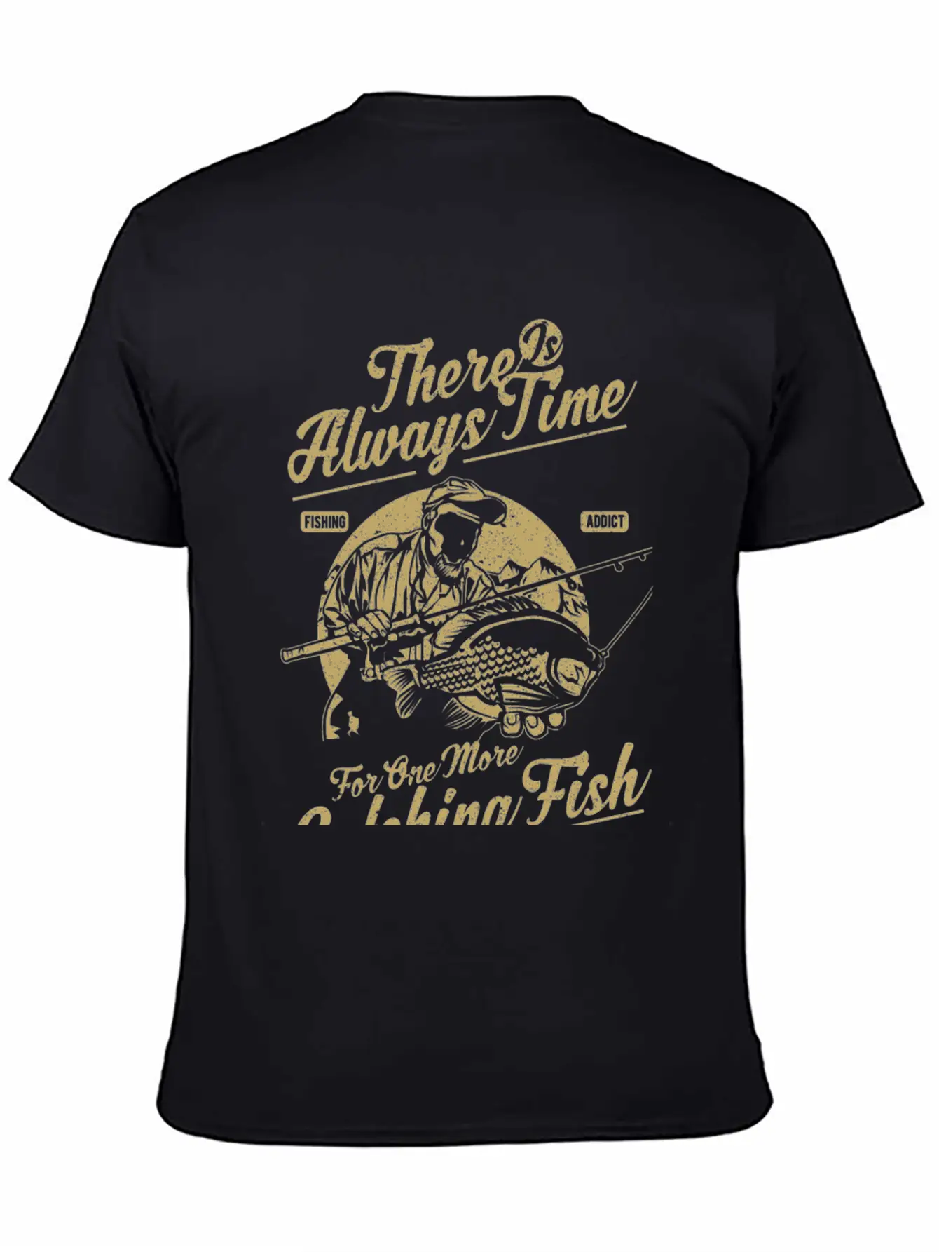 Fishing Catching Fish Stylish Everyday T-Shirt – Unisex Basic Cotton Tee